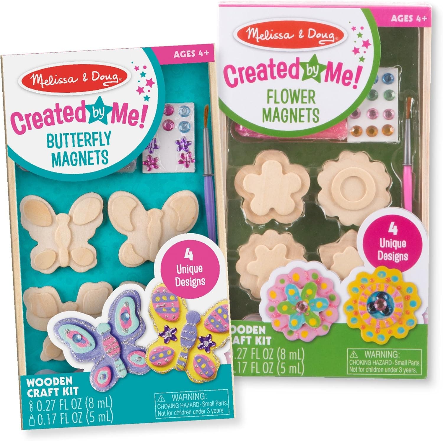 Melissa & Doug DYO Magnets Bundle - Flower & Butterfly
