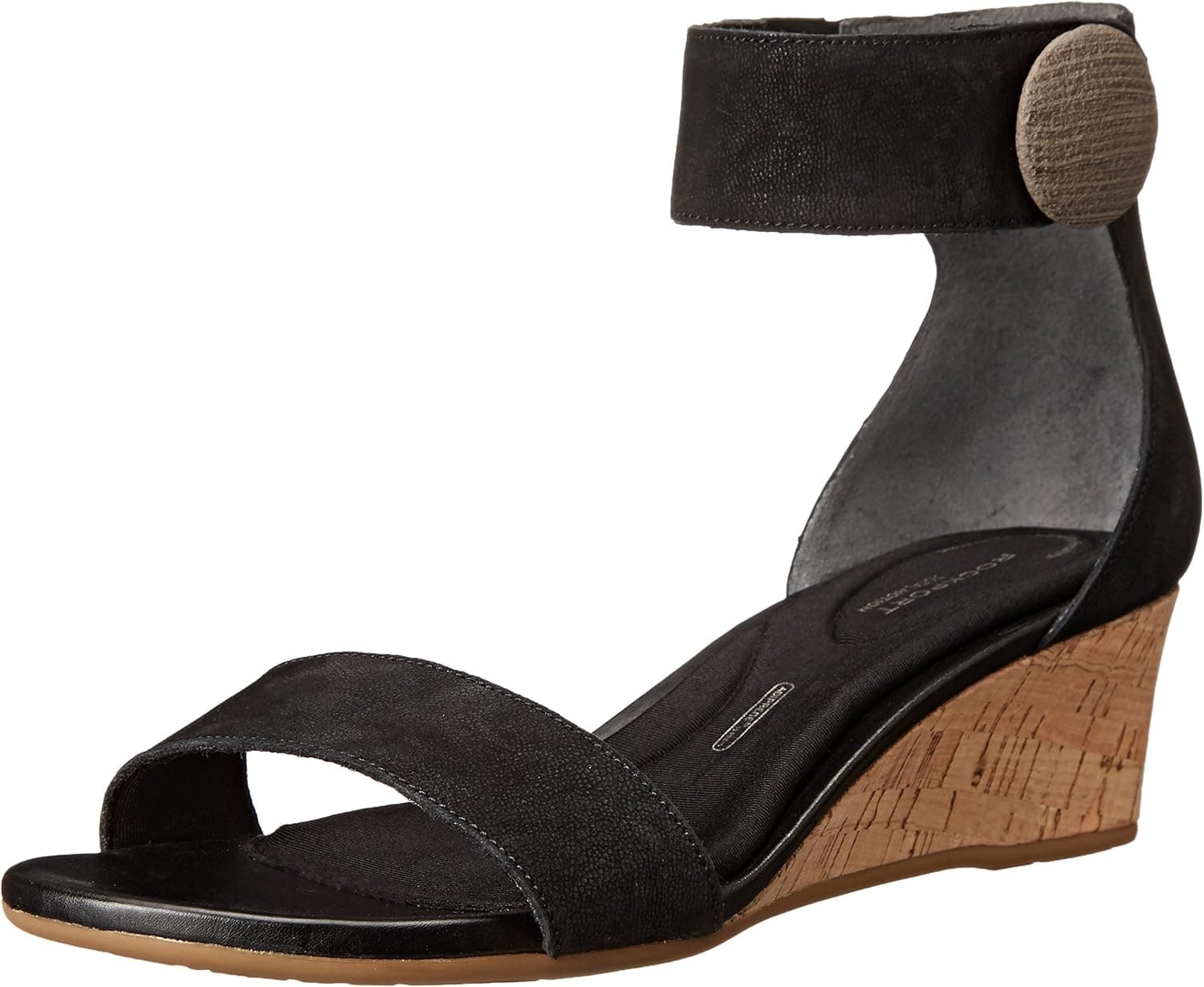 Rockport Women's Total Motion Stone Ankle Wedge Sandal