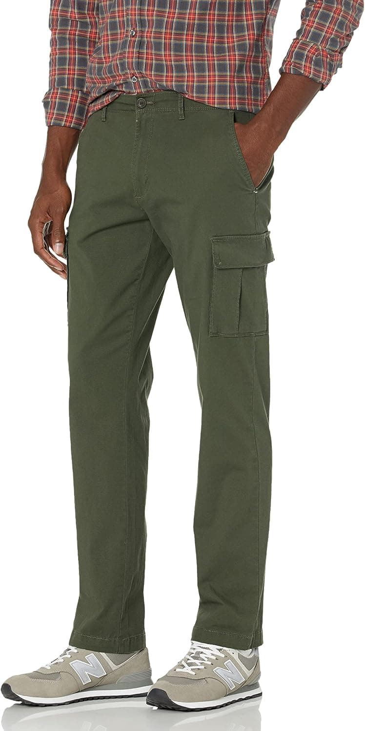 Goodthreads Men's Straight-Fit Comfort Stretch Ripstop Cargo Pant