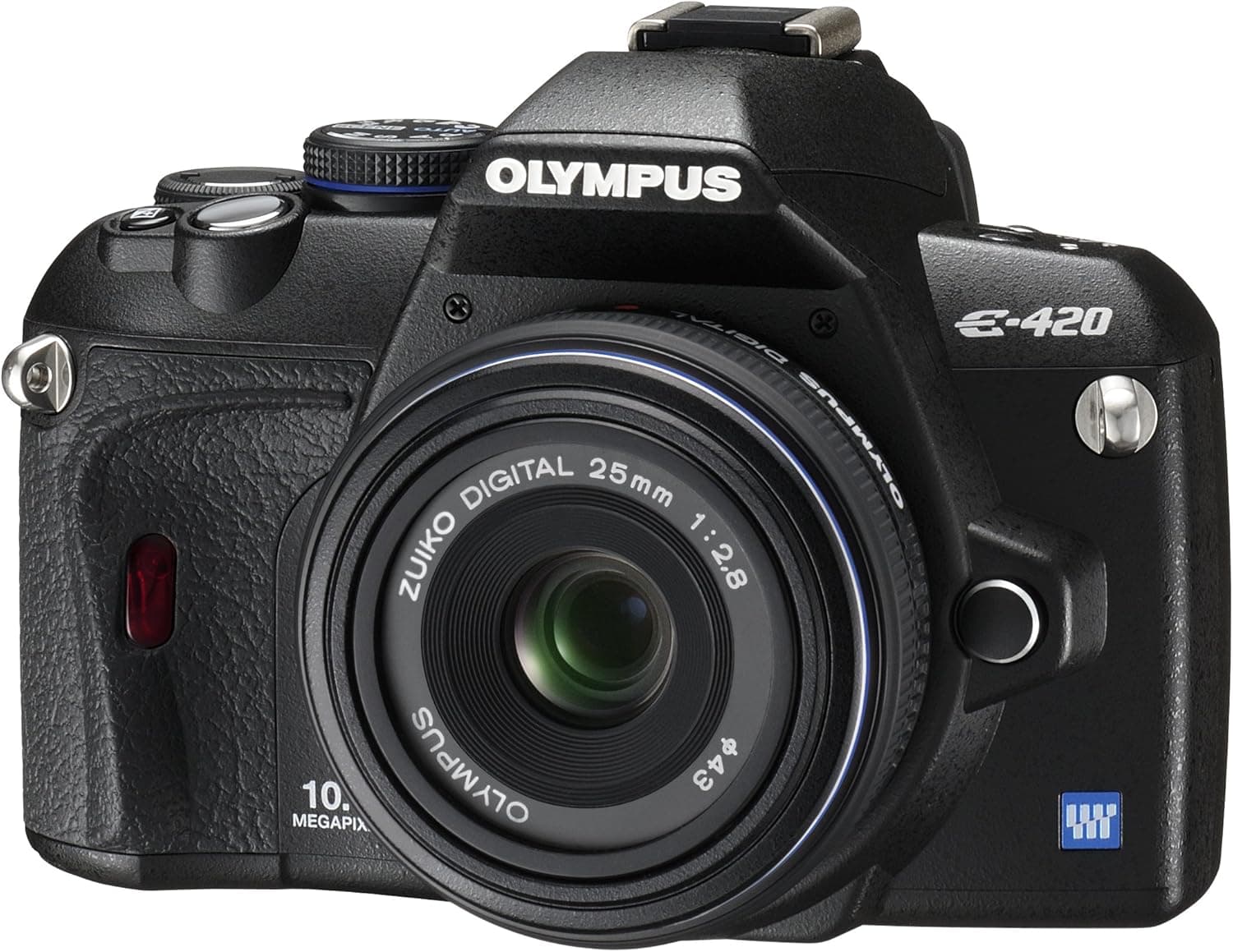 Olympus Evolt E420 10MP Digital SLR Camera with 25mm f/2.8 Pancake Zuiko Lens