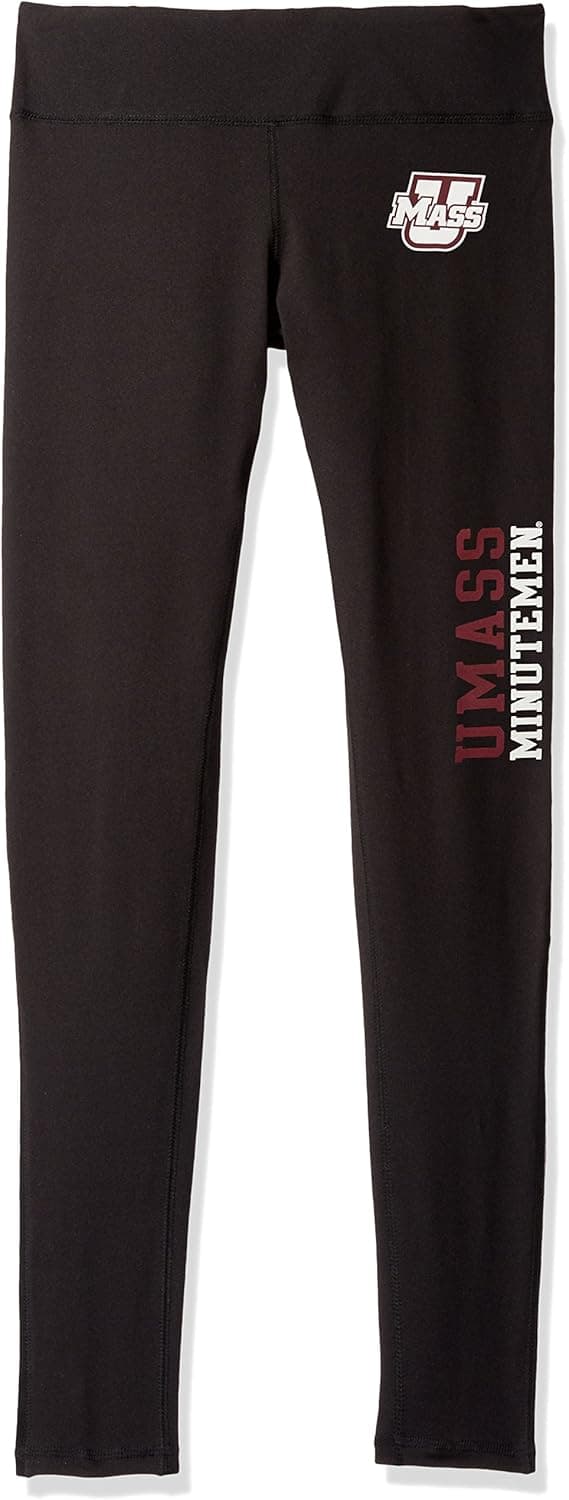 NCAA Primetime Women's Full-Length Active Lifestyle Pant,Massachusetts Minutemen,Black,X-Large