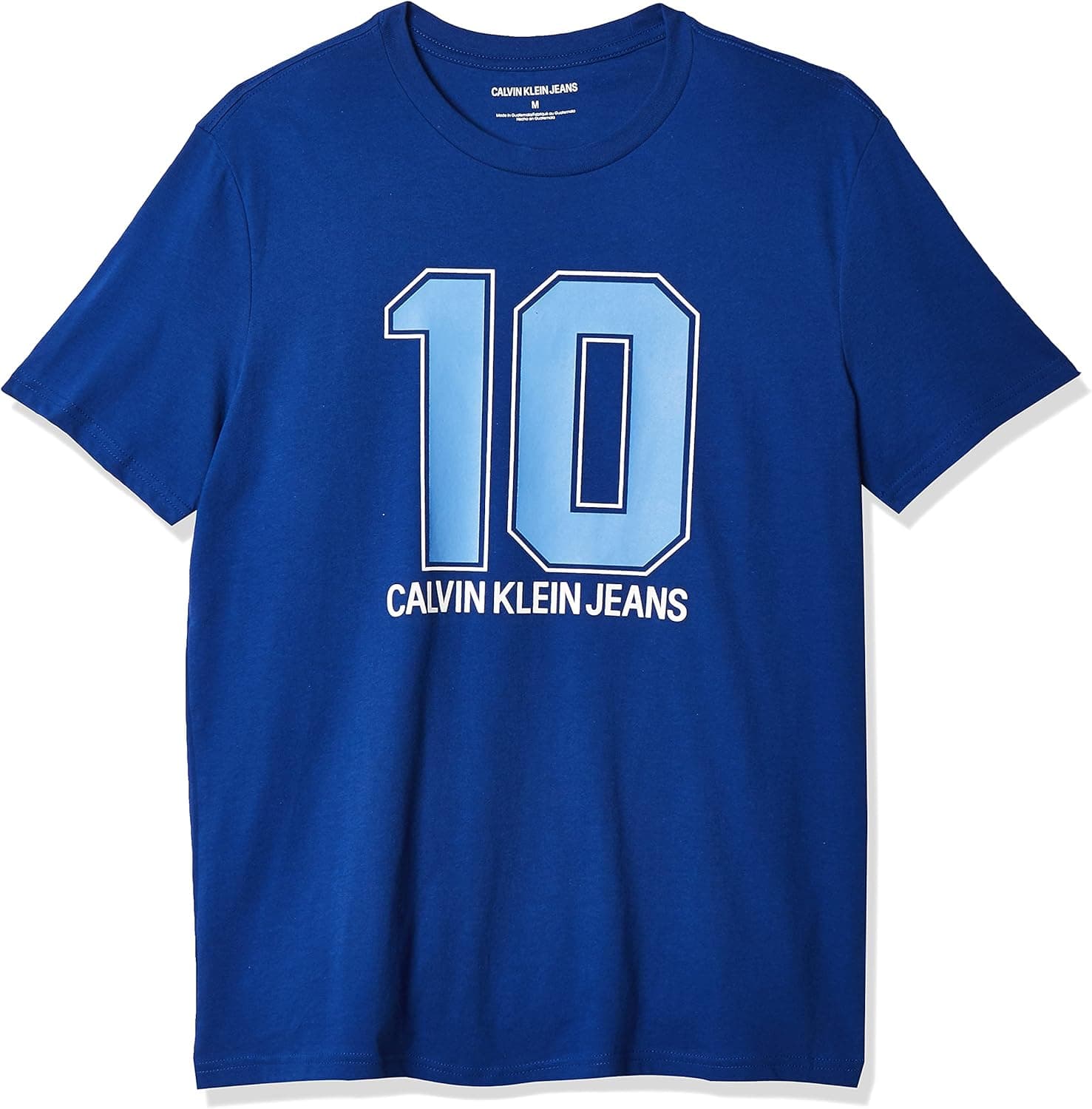 Calvin Klein Men's Short Sleeve T-Shirt Old School Logo Crew Neck