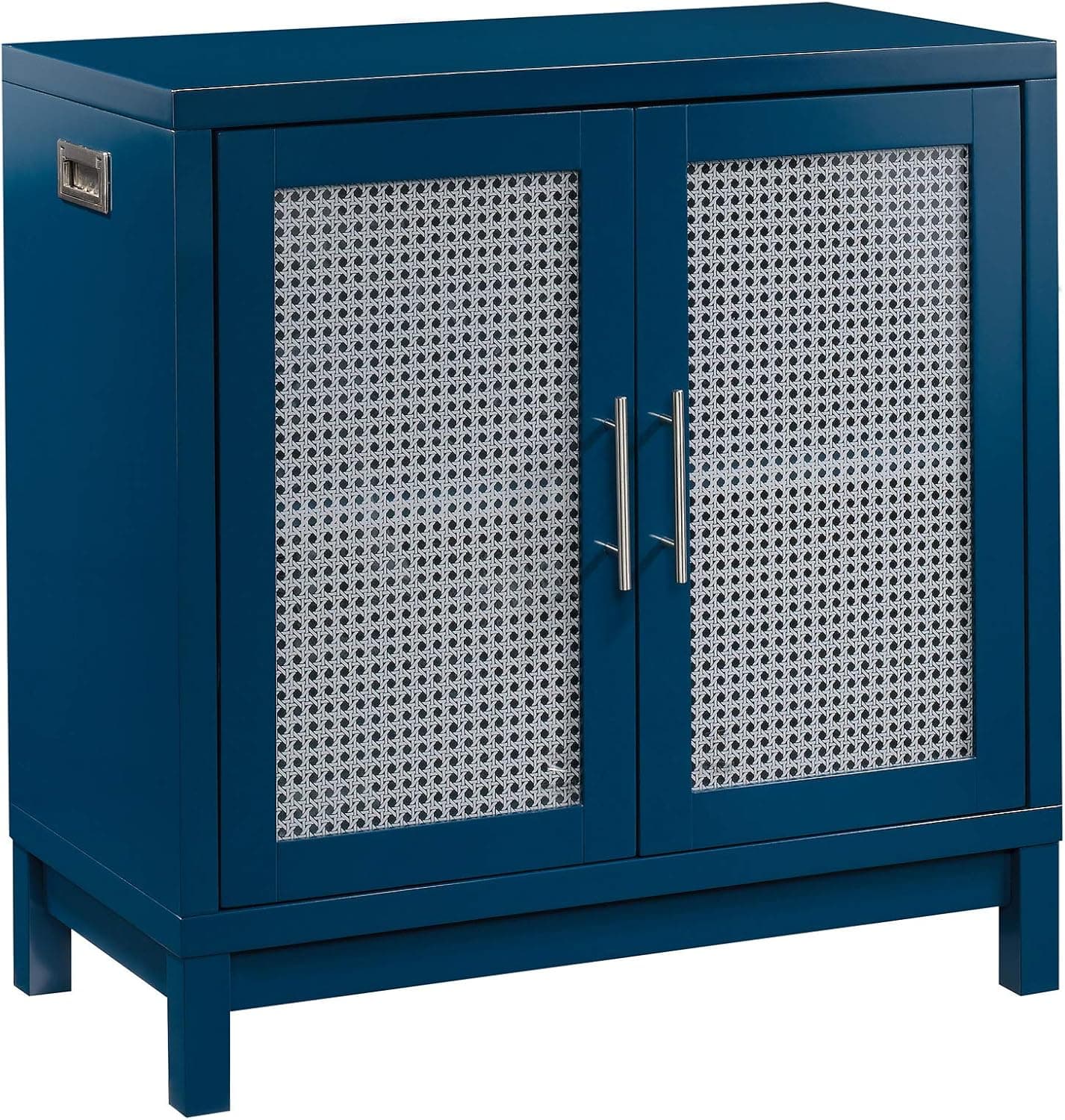 Sauder Vista Key Accent Storage Cabint, L: 29.92" x W: 16.22" x H: 30.51", Navy