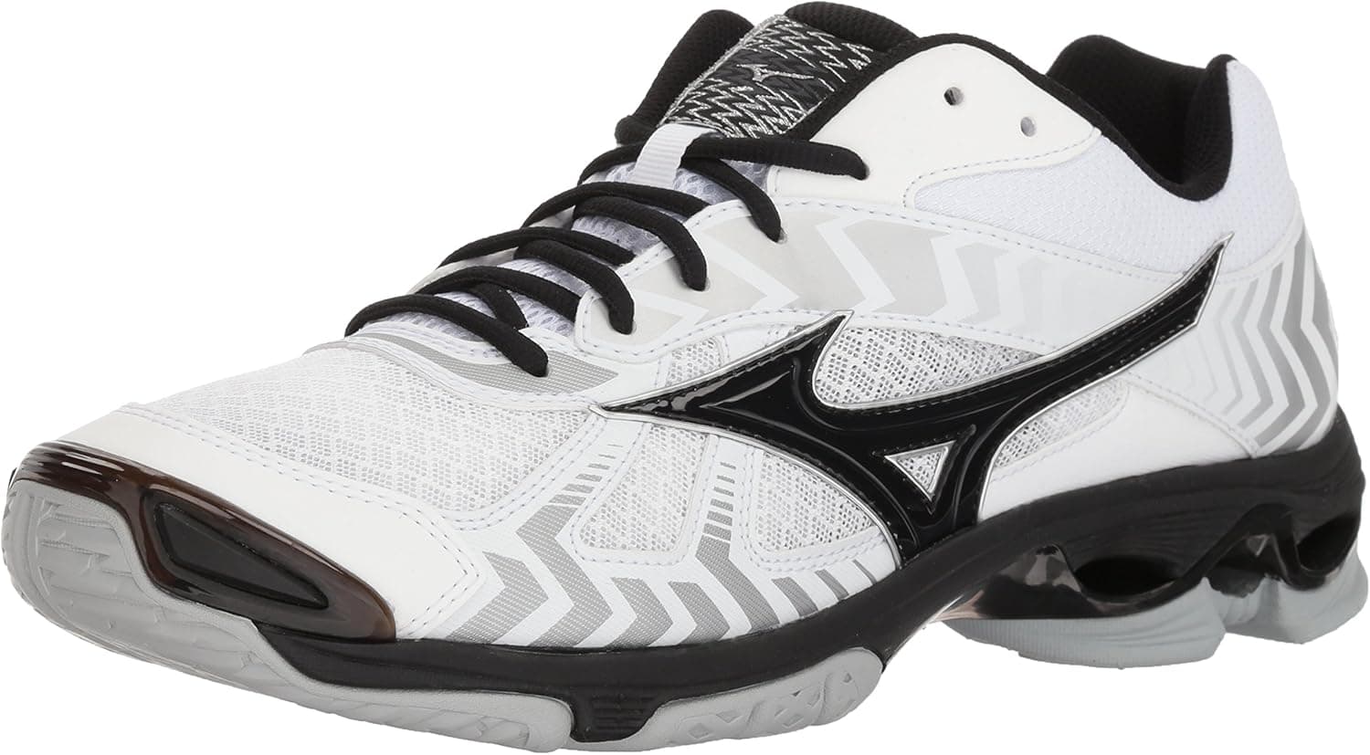 Mizuno Wave Bolt 7 Mens White-Black 8.5 White/Black
