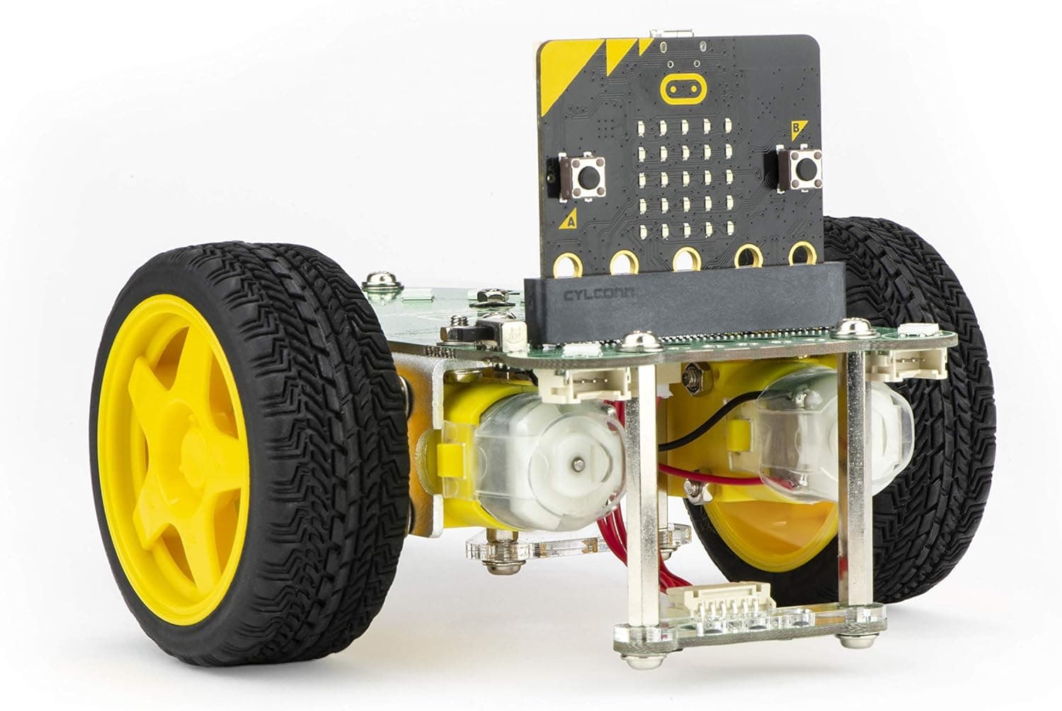 Dexter Industries GiggleBot Base Kit | BBC Micro:bit Robot for Robotics and STEM Education | Learn to Code in MakeCode and Javascript
