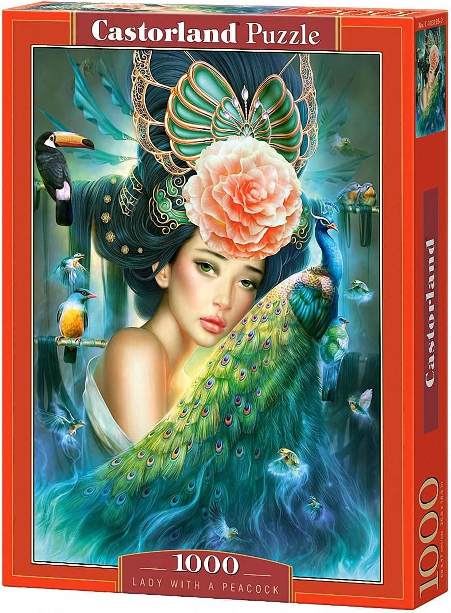 Castorland "Lady with A Peacock Puzzle (1000 Piece)