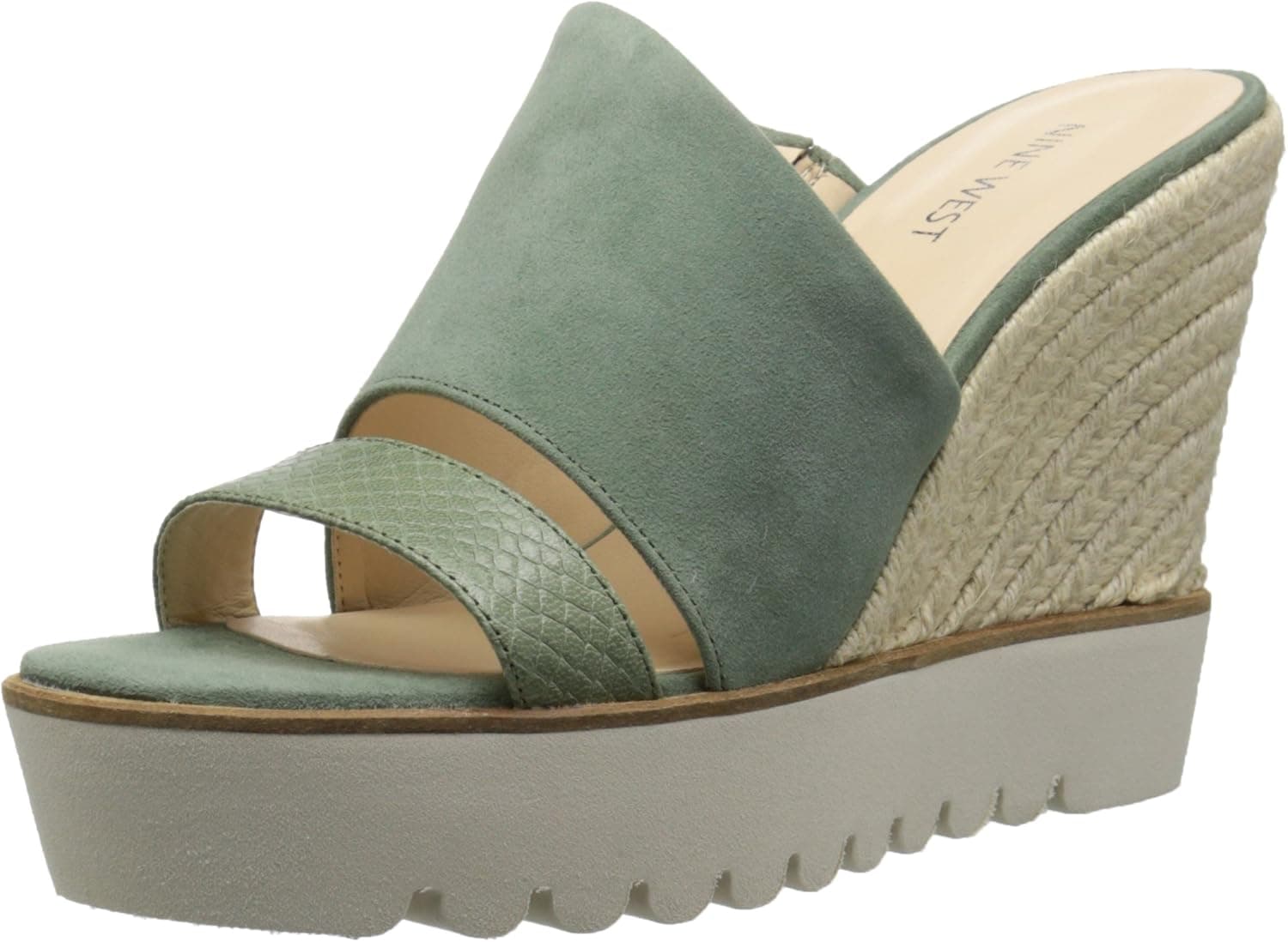 Nine West Women's Armanna Suede Wedge Sandal