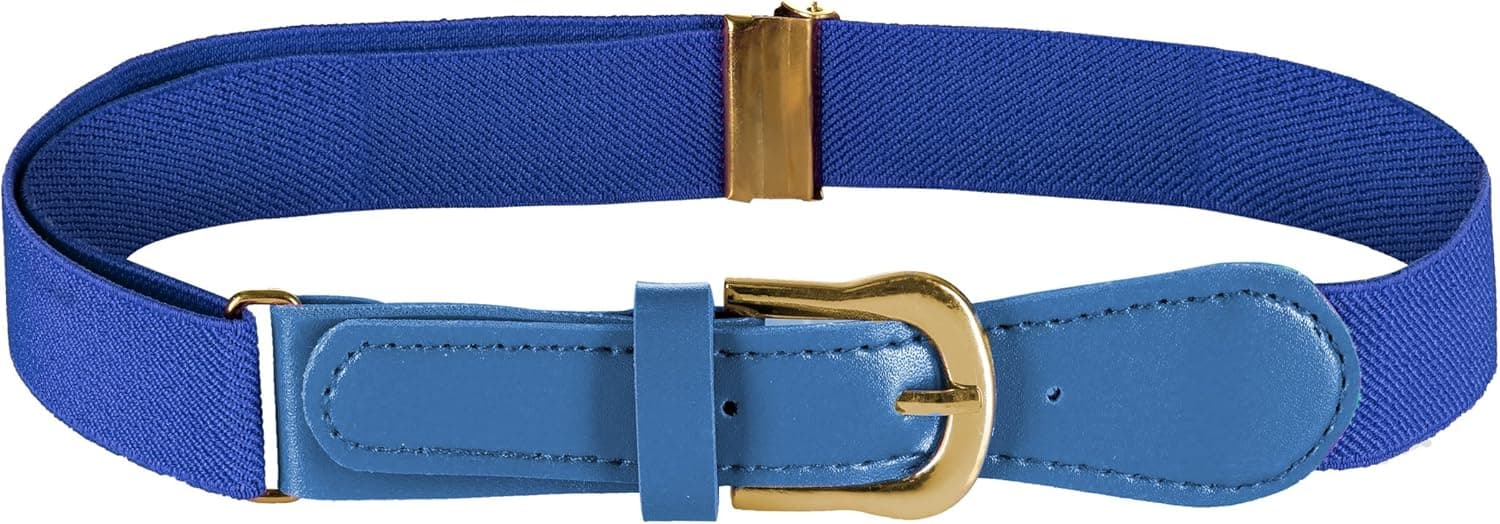 FIT RITE Kids Elastic Adjustable Belt with Leather Closure