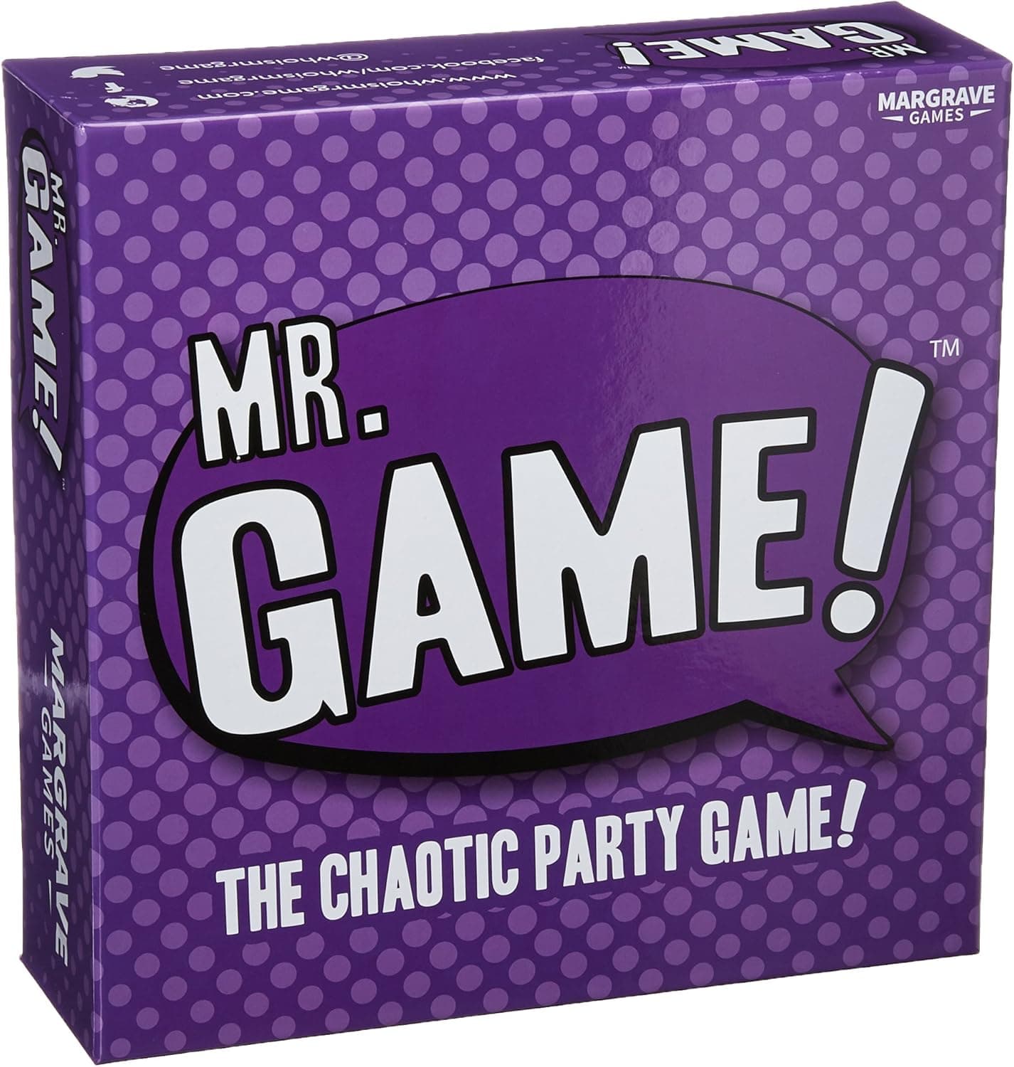 Golden Bell Games Mr. Chaotic Party Game 6 Count Board