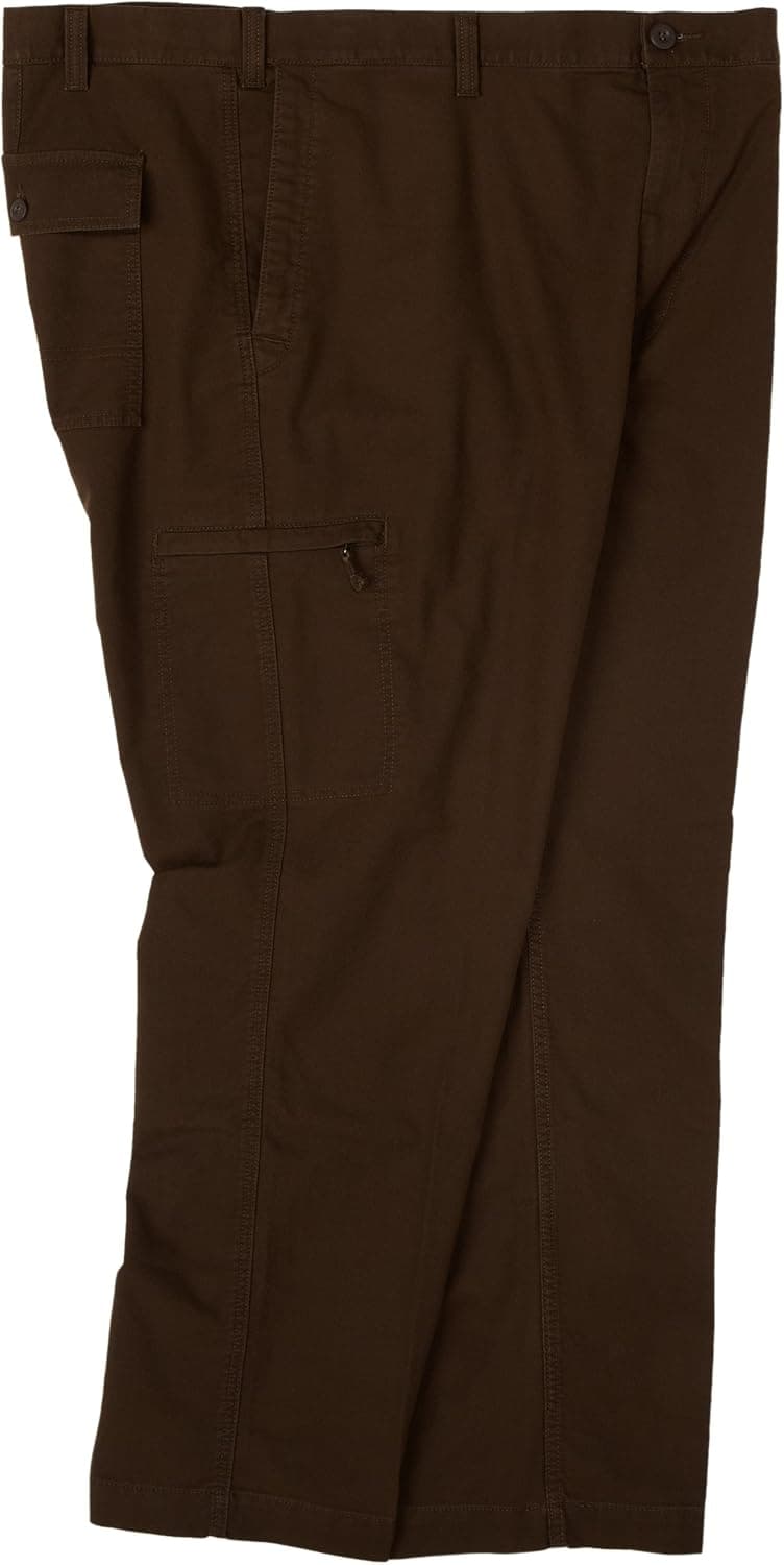 Dockers Men's Big and Tall Comfort Cargo D3 Classic Fit Flat Front Pant