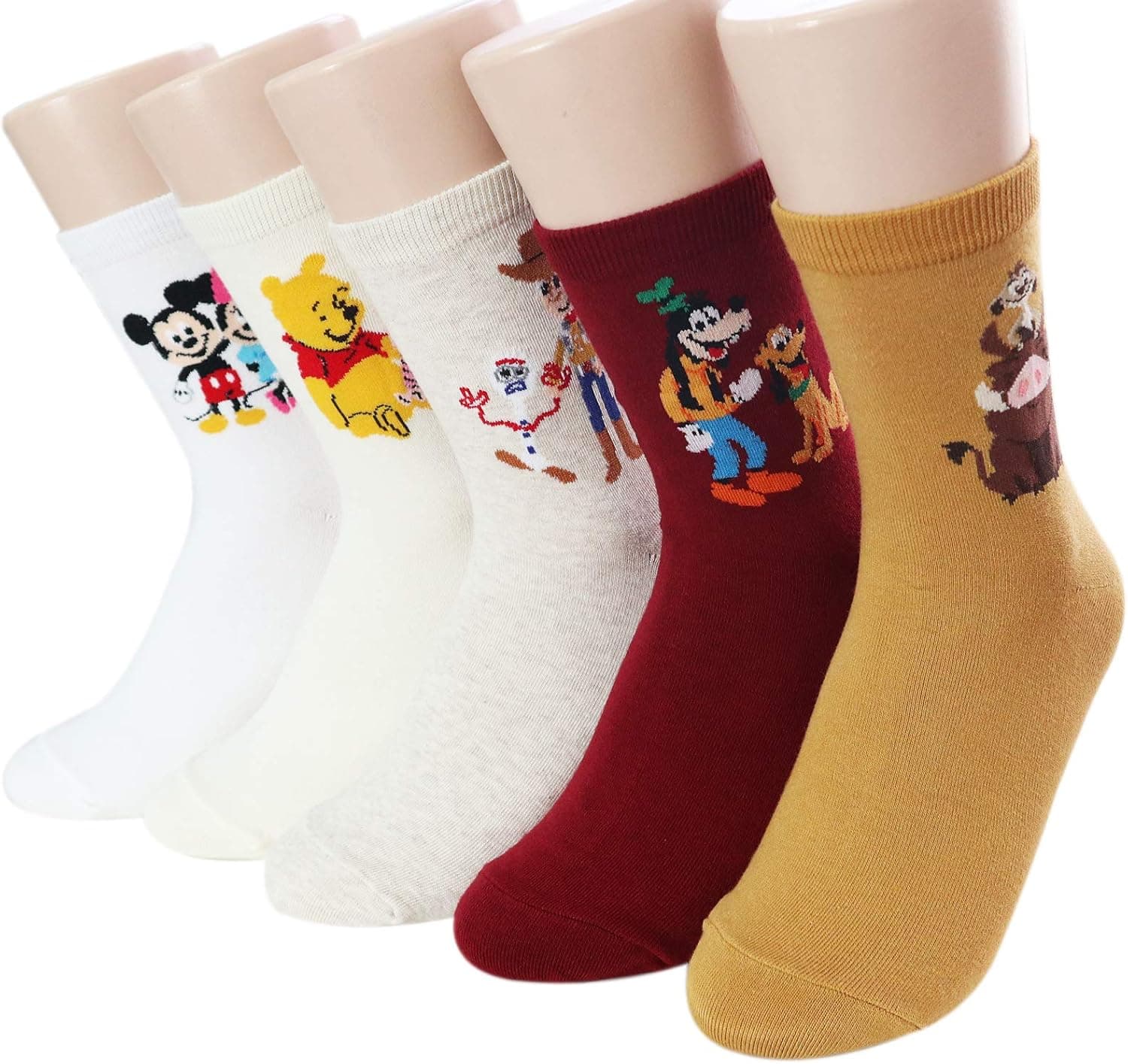 Socksense Cartoon Character Series Women's Original Crew Socks
