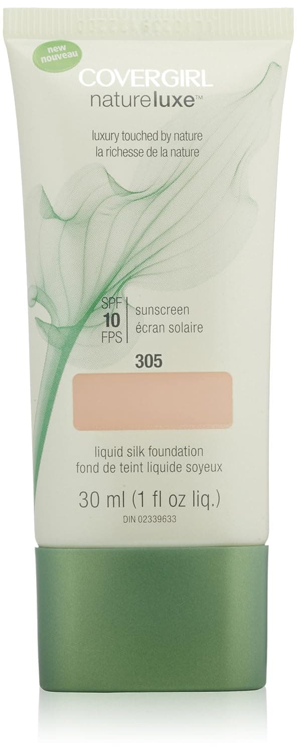 Covergirl Natureluxe Silk Foundation Alabaster 305, 1-Ounce
