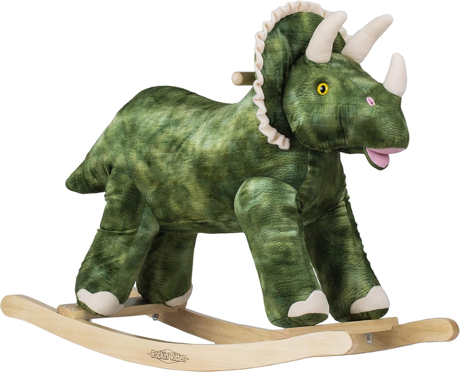 Rockin' Rider Terry The Rocking Triceratops, Green , Large