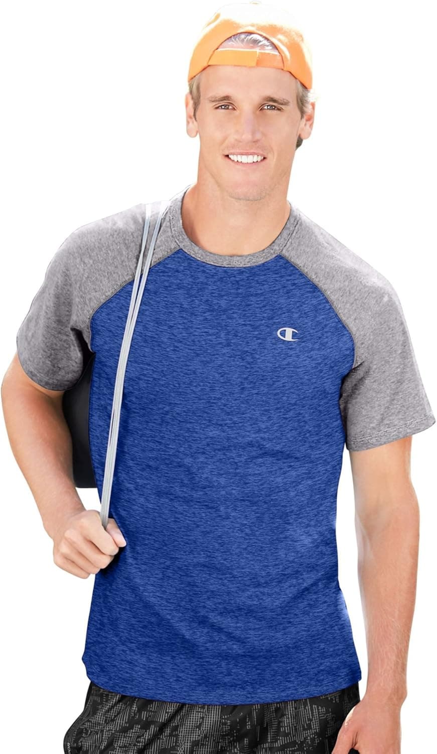 Champion Men's Double Dry Cotton Short-Sleeve T-Shirt