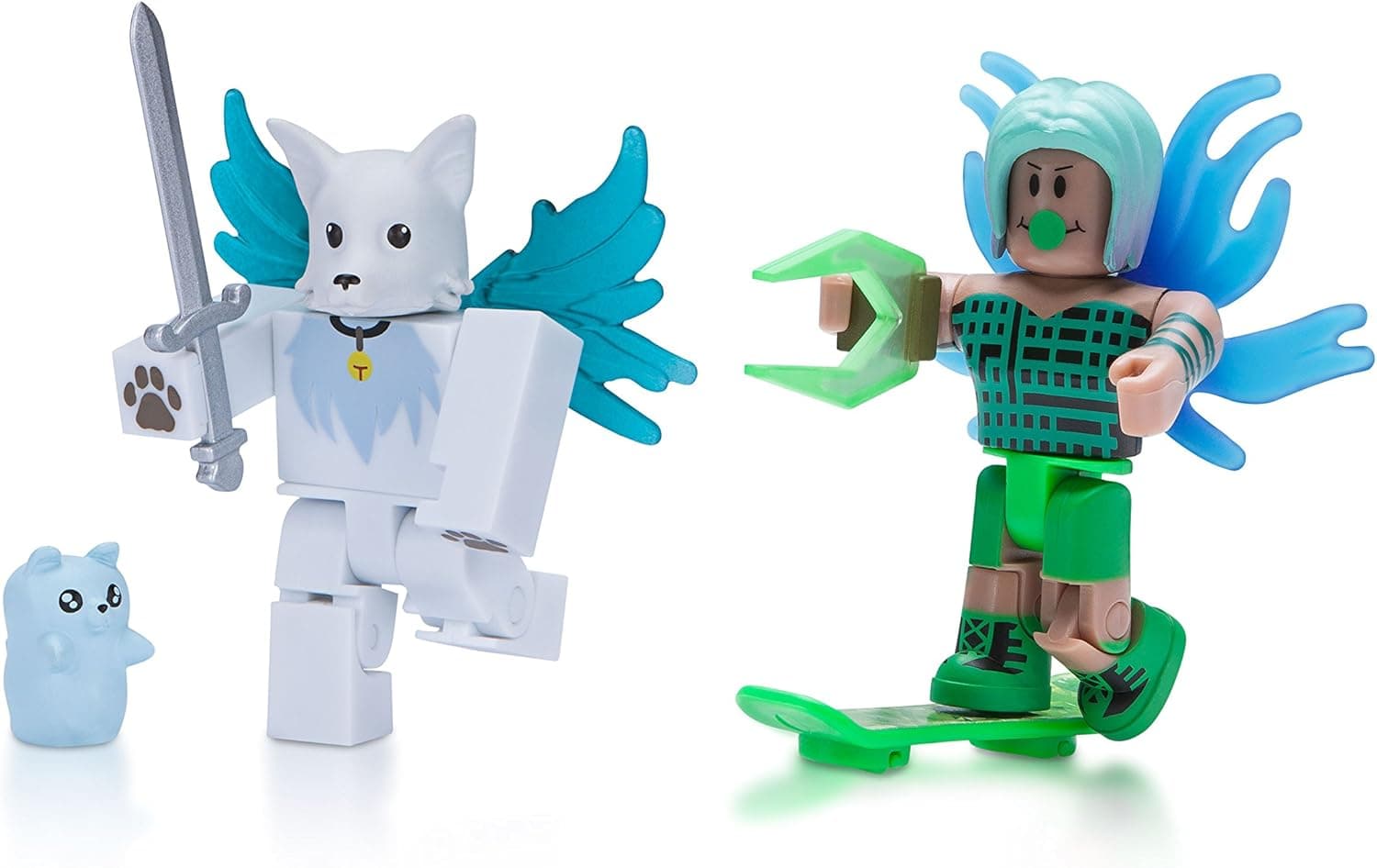 Roblox Celebrity Collection - LA Hoverboarder + Ghost Forces: Phantom Two Figure Bundle [Includes 2 Exclusive Virtual Items]