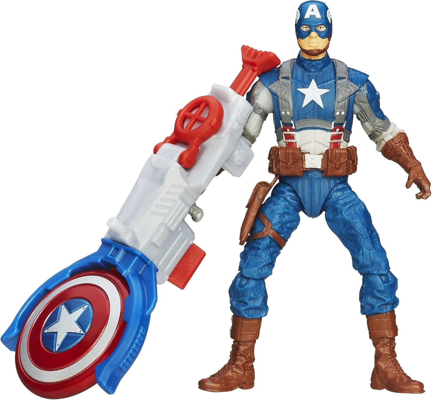 Marvel, Captain America The Winter Soldier Movie Action Figure, Shield Blitz Captain America, 3.75 Inches