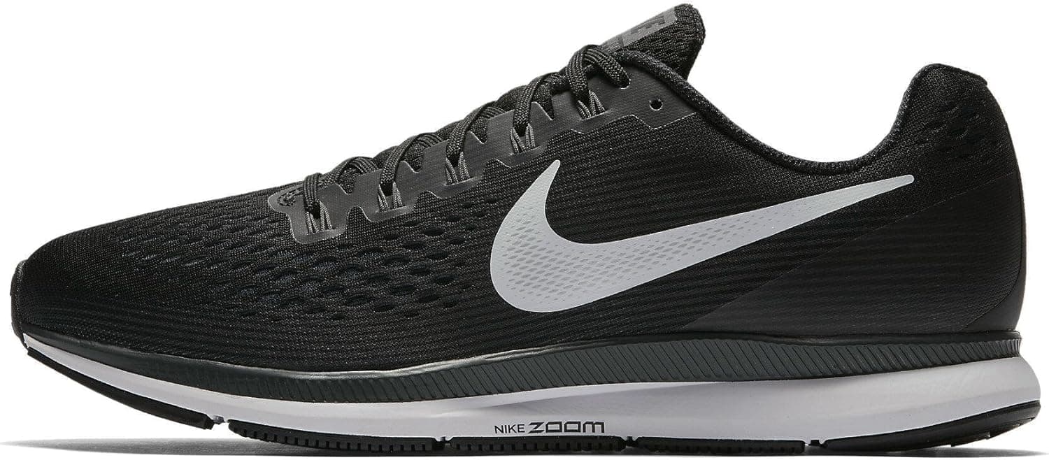 Nike Men's Air Zoom Pegasus 34 Running Shoe Black/White-Dark Grey-Anthracite, 11.5