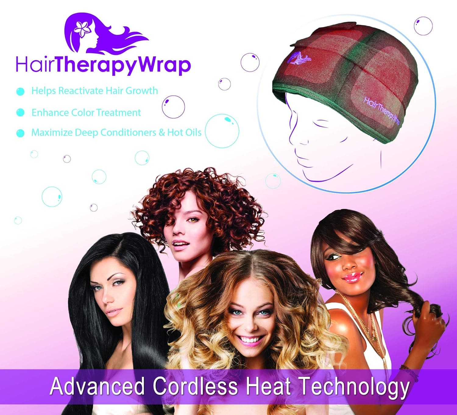 Hair Therapy Wrap - White