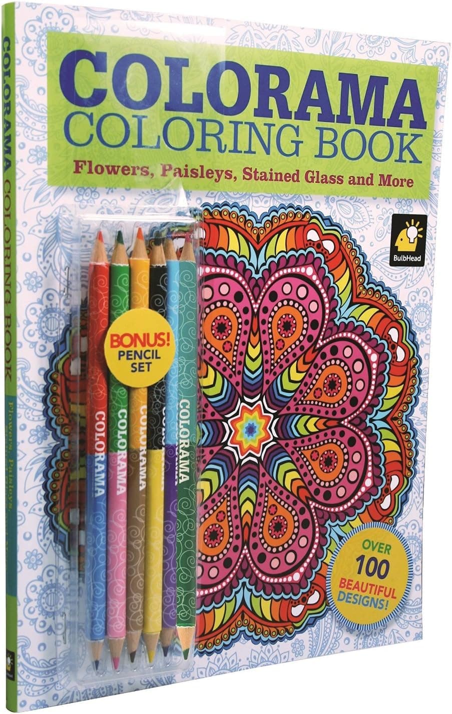 Colorama and Magic Path Coloring Books Collection With 6 2Sided Coloring Pencils - 5 Books Total