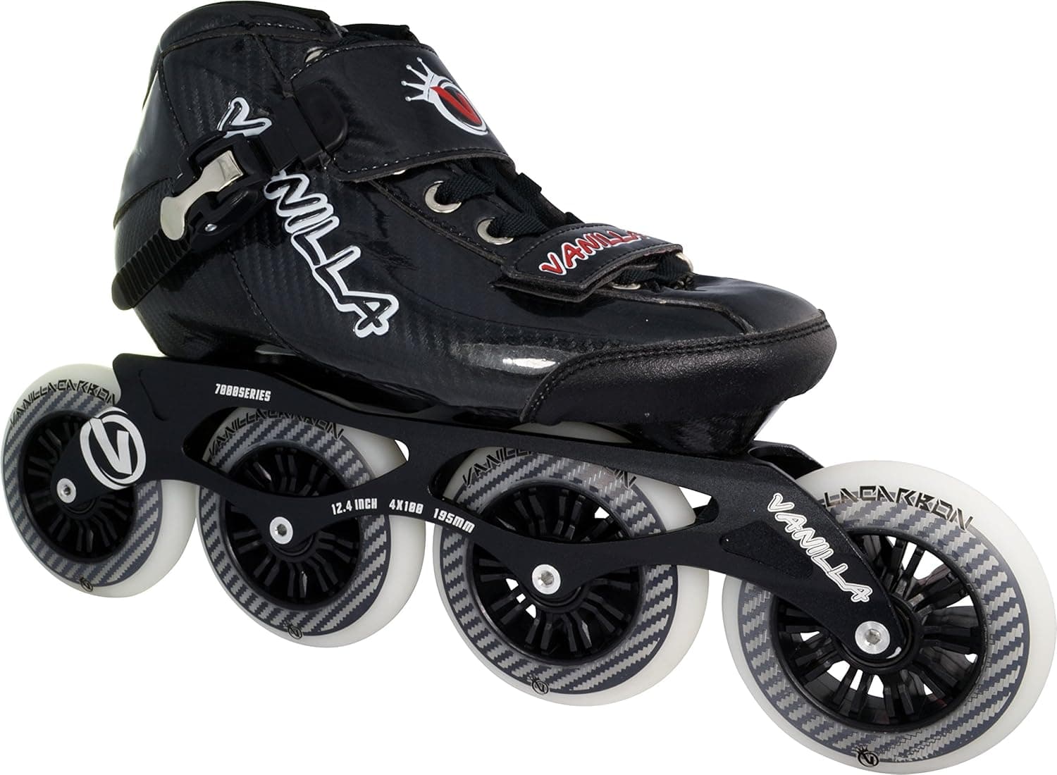 VNLA Carbon Speed Inline Skates Black 5