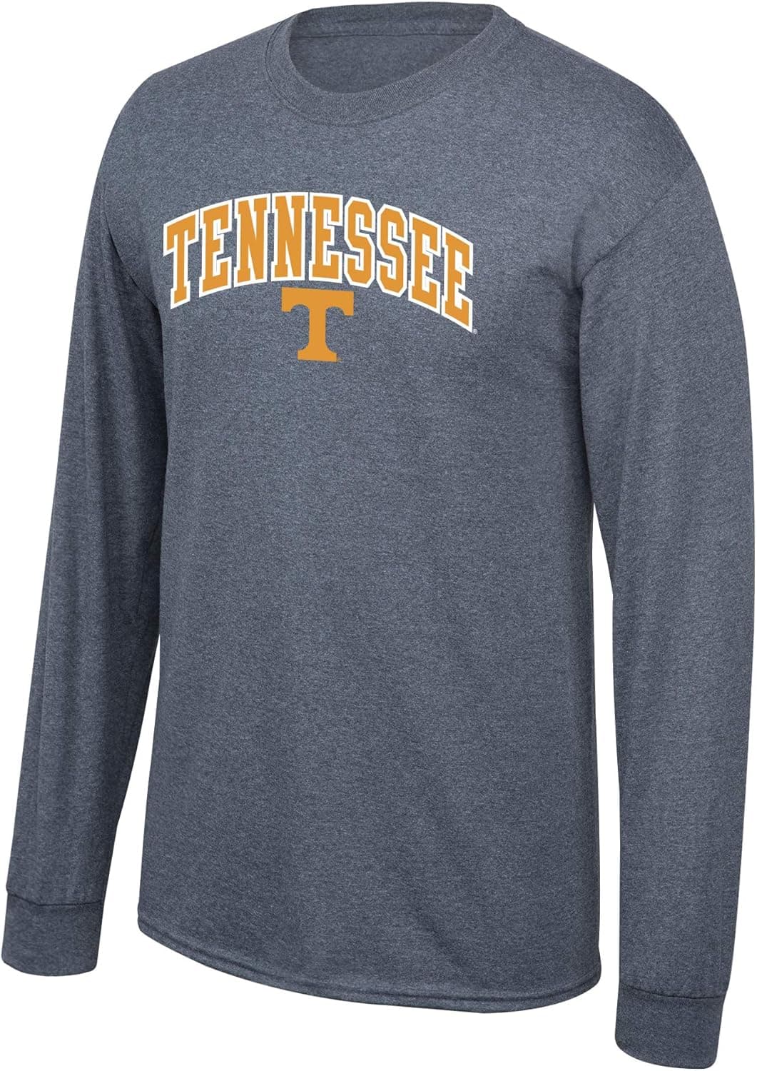 Elite Fan Shop Fan Favorite Dark Heather Long Sleeve Arch Tee Shirt