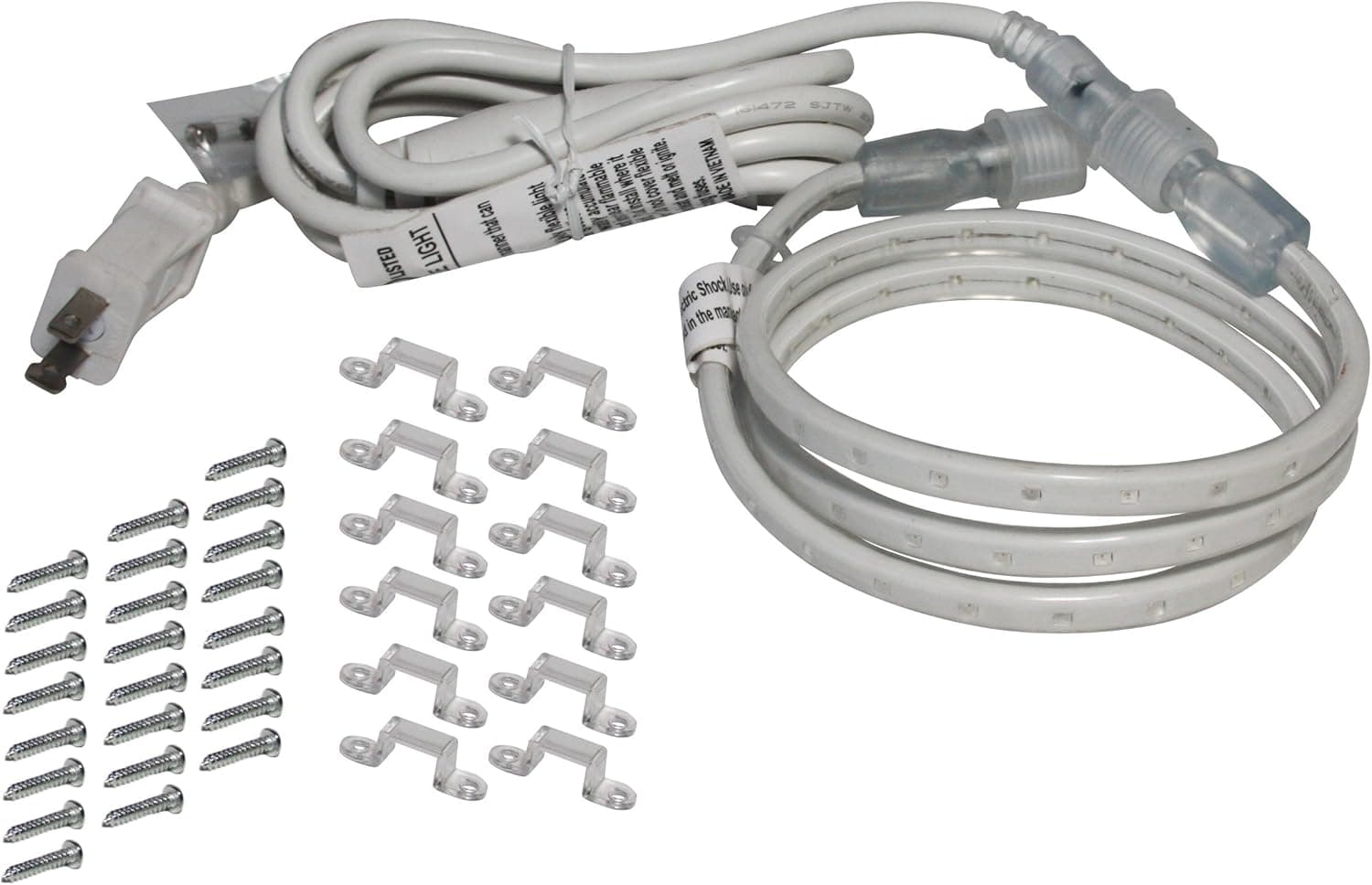 American Lighting 120-TL60-13.2-WW 120-volt 3000K LED Tape-Rope Hybrid Lighting Kit with 5-Feet Cord and Mounting Hardware, 13.2-Feet, Warm White