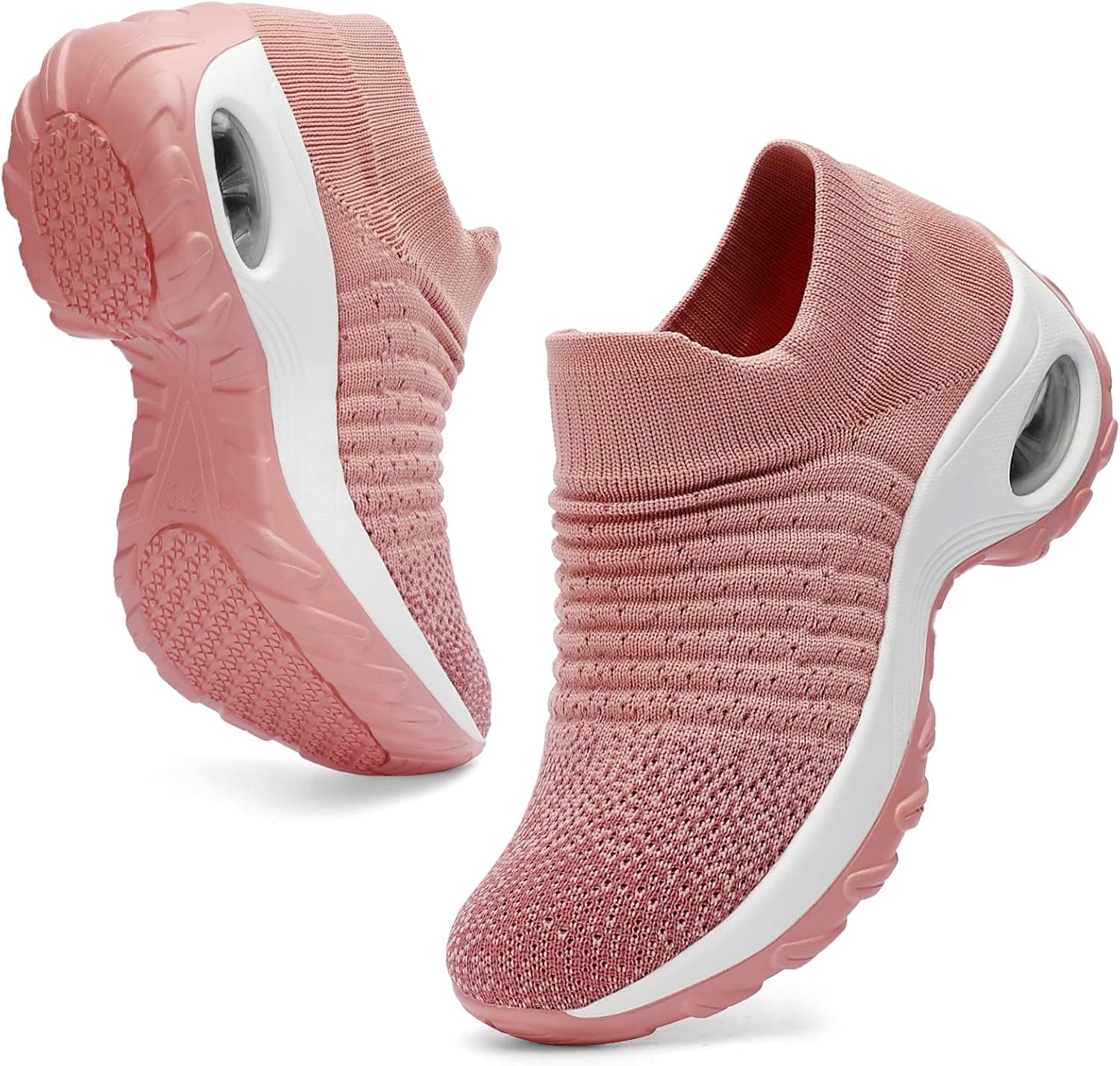HKR Women's Walking Shoes Arch Support Comfort Light Weight Mesh Non Slip Work Shoes