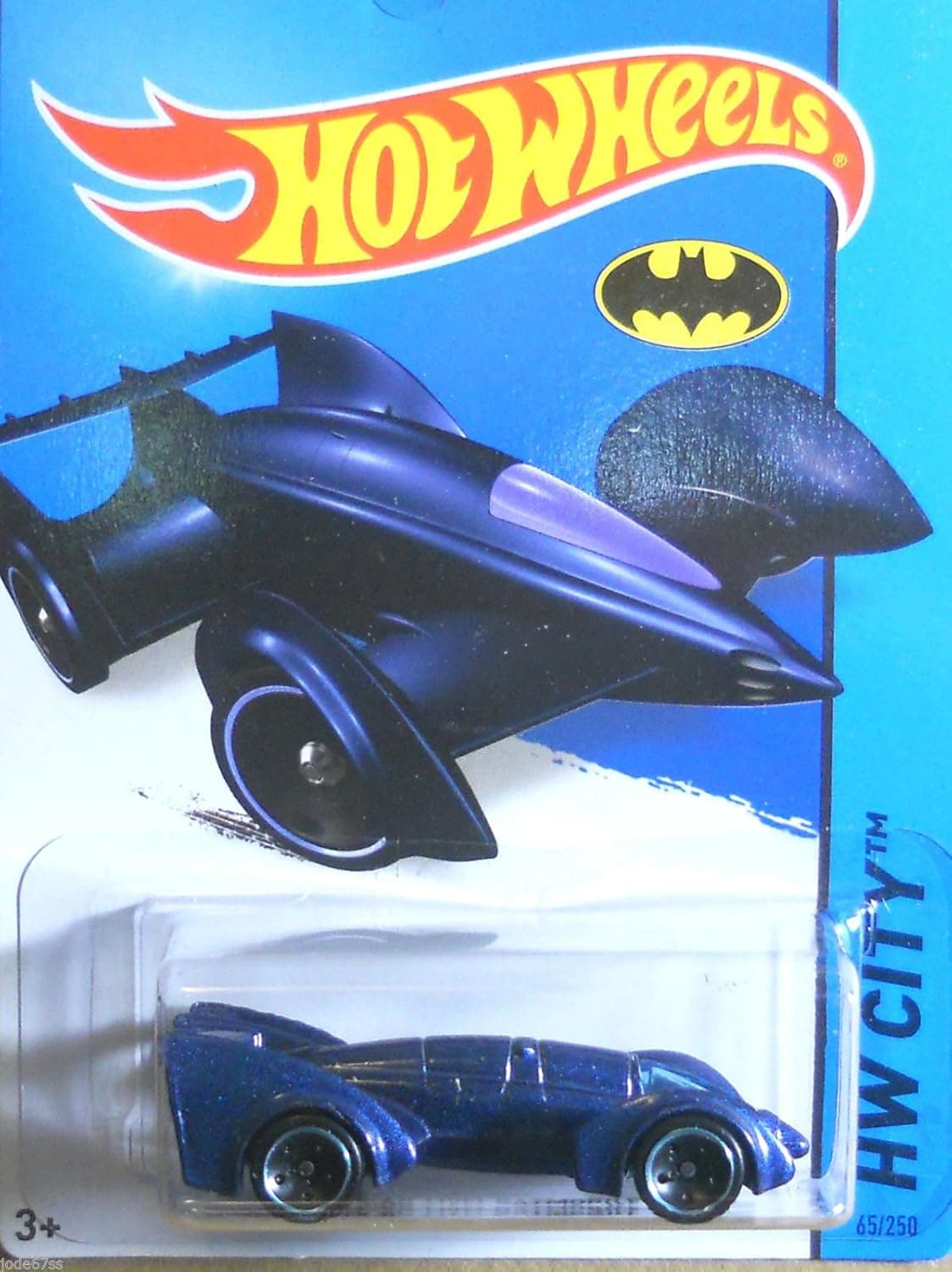 Hot Wheels, 2015 HW City, Batman Live! Batmobile [Blue] Die-Cast Vehicle #65/250