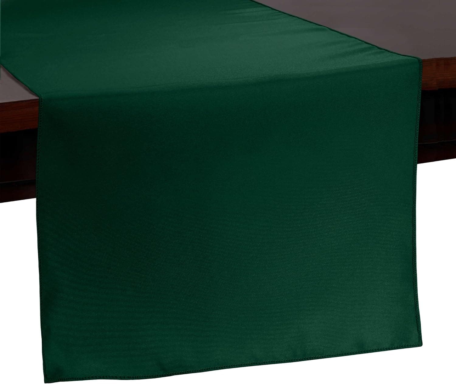 Ultimate Textile -10 Pack- 14 x 54-Inch Polyester Table Runner, Hunter Green