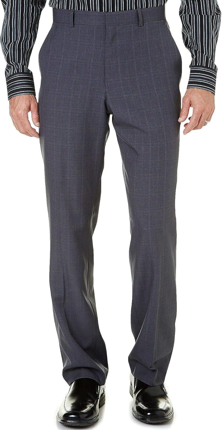 Perry Ellis Men's Modern Fit Portfolio Performance Dress Pant (Waist Size 30 - 42)
