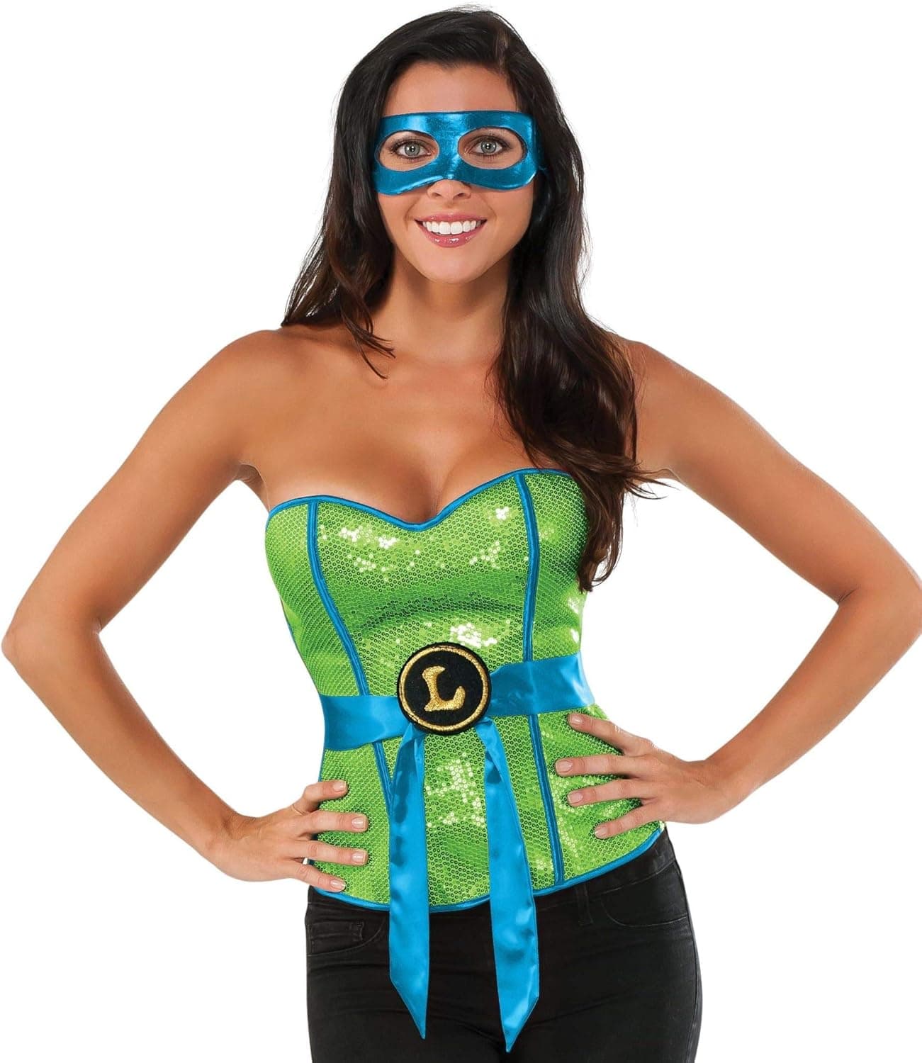Rubie's Costume Co Women's Teenage Mutant Ninja Turtles Leonardo Corset