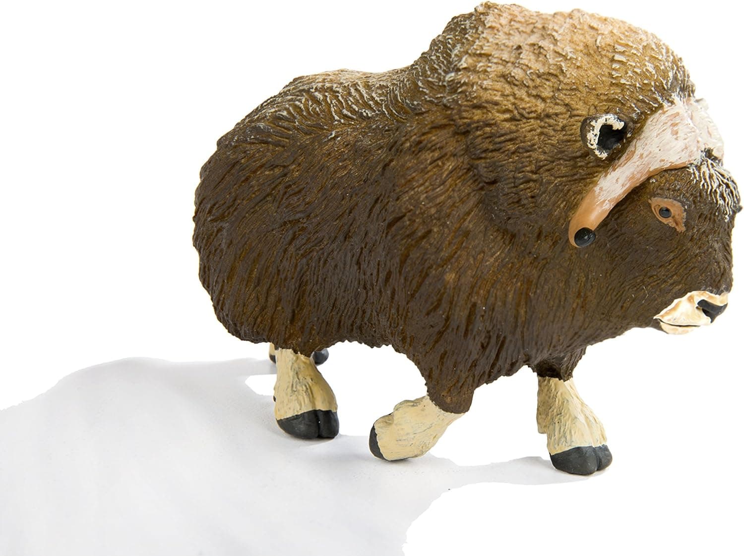 Safari Ltd. North American Wildlife Muskox Toy Animal Figure for Boys & Girls Ages 3 and Up, Realistic Figurine