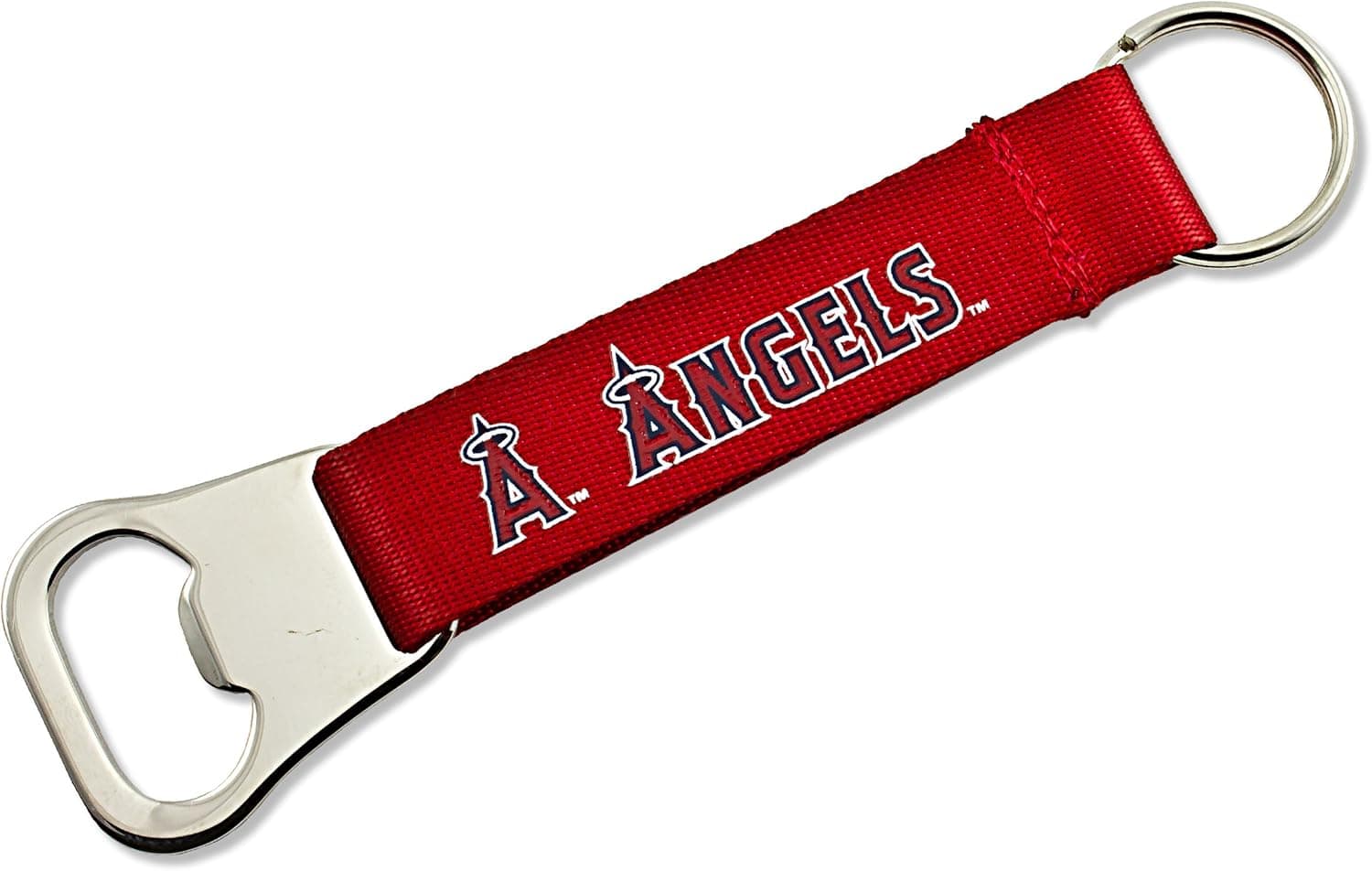 MLB Los Angeles Angels Bottle Opener Lanyard Key Ring