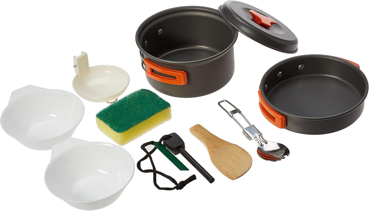 Arcadia Outdoors Camping Cookware Mess Kit, 11 Pieces
