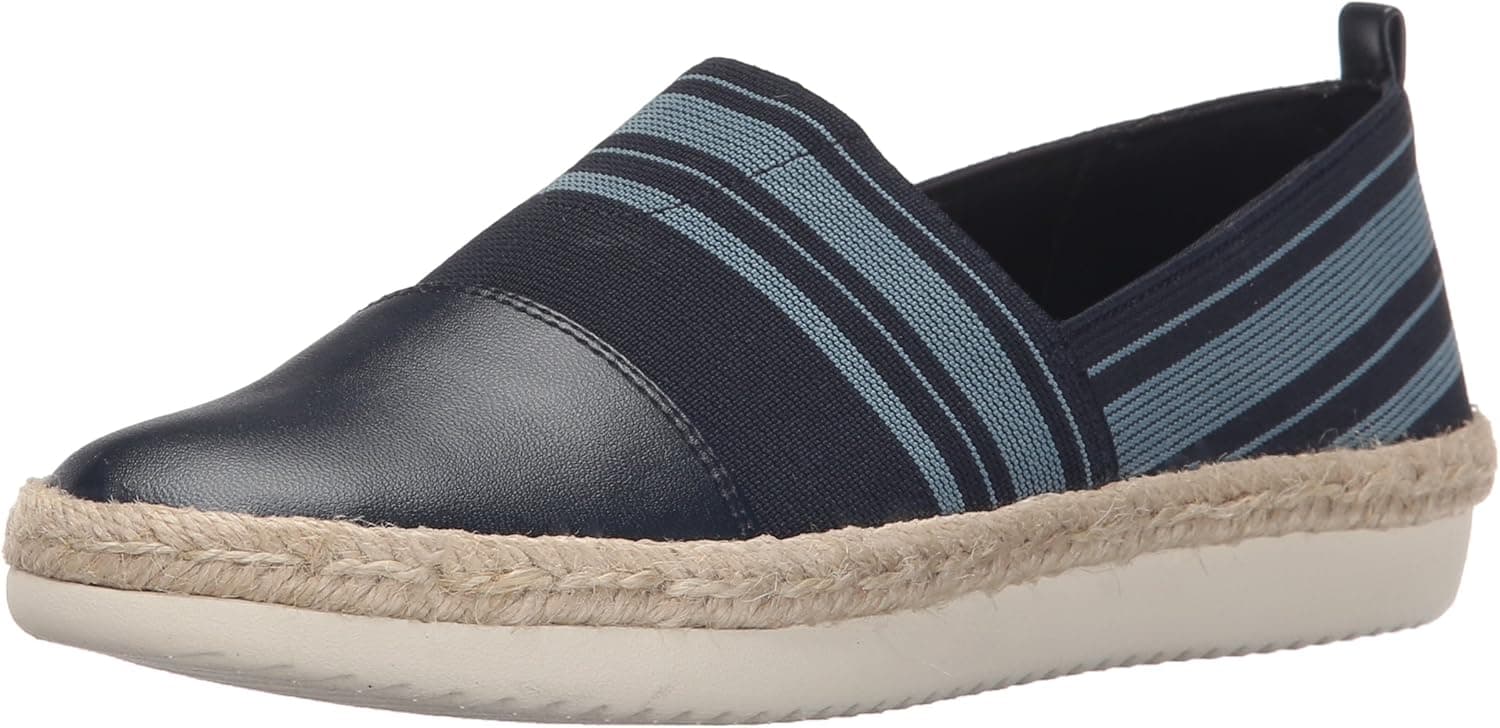 Easy Spirit Women's Ordell Navy Multi/Navy Fabric 9 M (B)