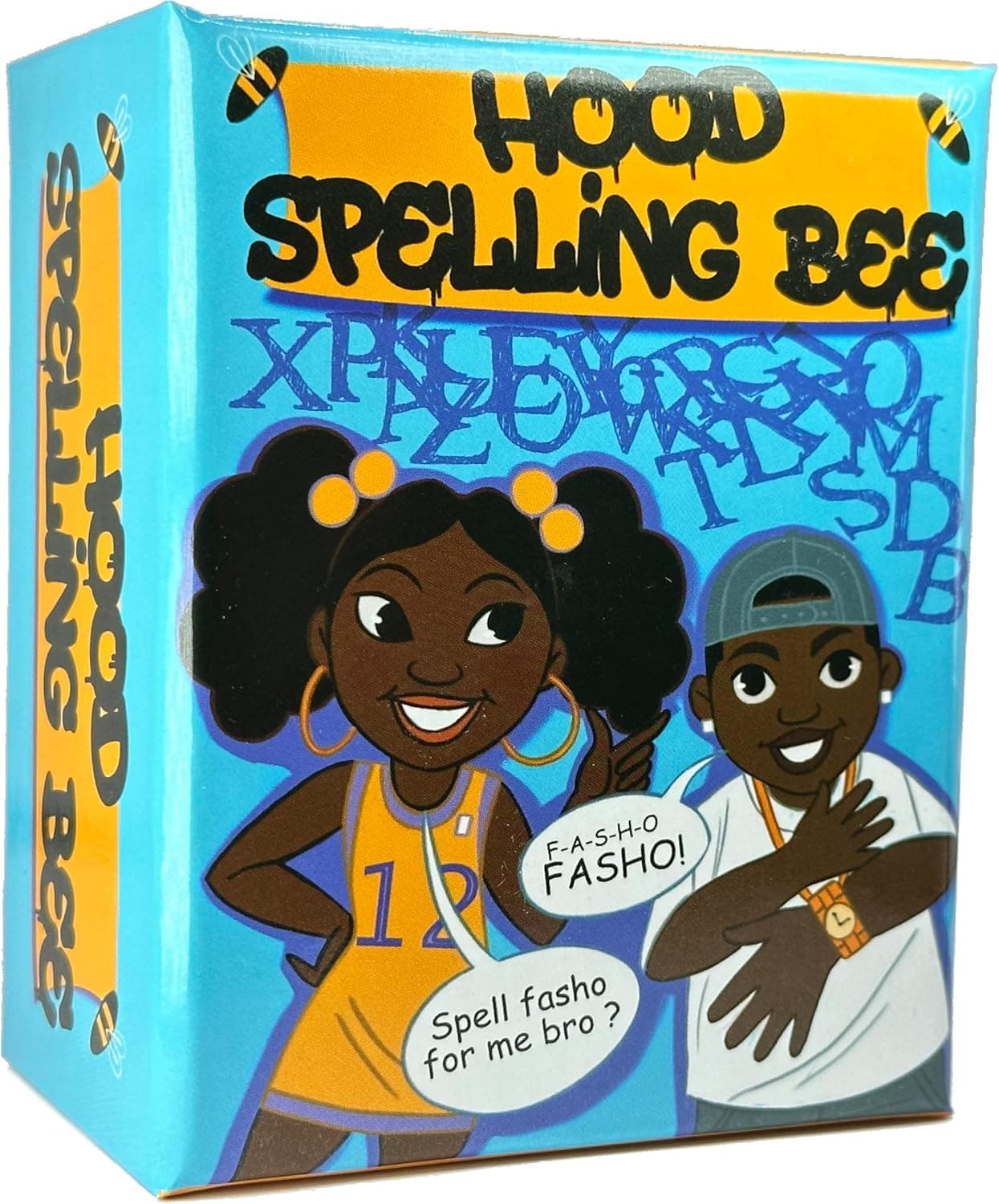 LewisRenee Hood Spelling Bee | Black Owned Black Card Games for Black People Its A Black Thing Game! Family Hood Trap Spelling Bee Urban Trivia Card Game | Black Culture Games and ISSA for Everyone