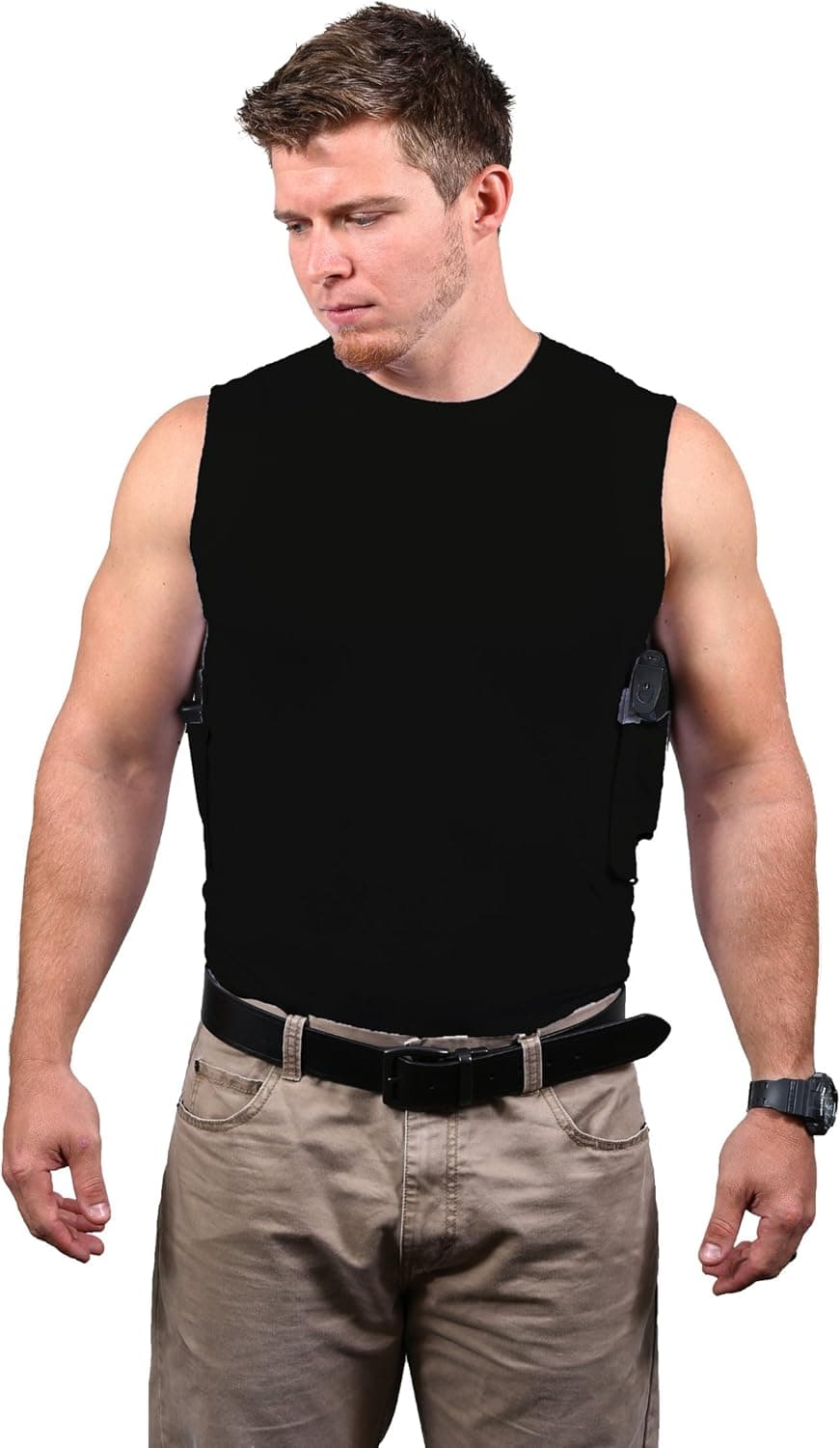 Packin' Tee Men’s Crew Concealed Carry T-Shirt Black X-Large