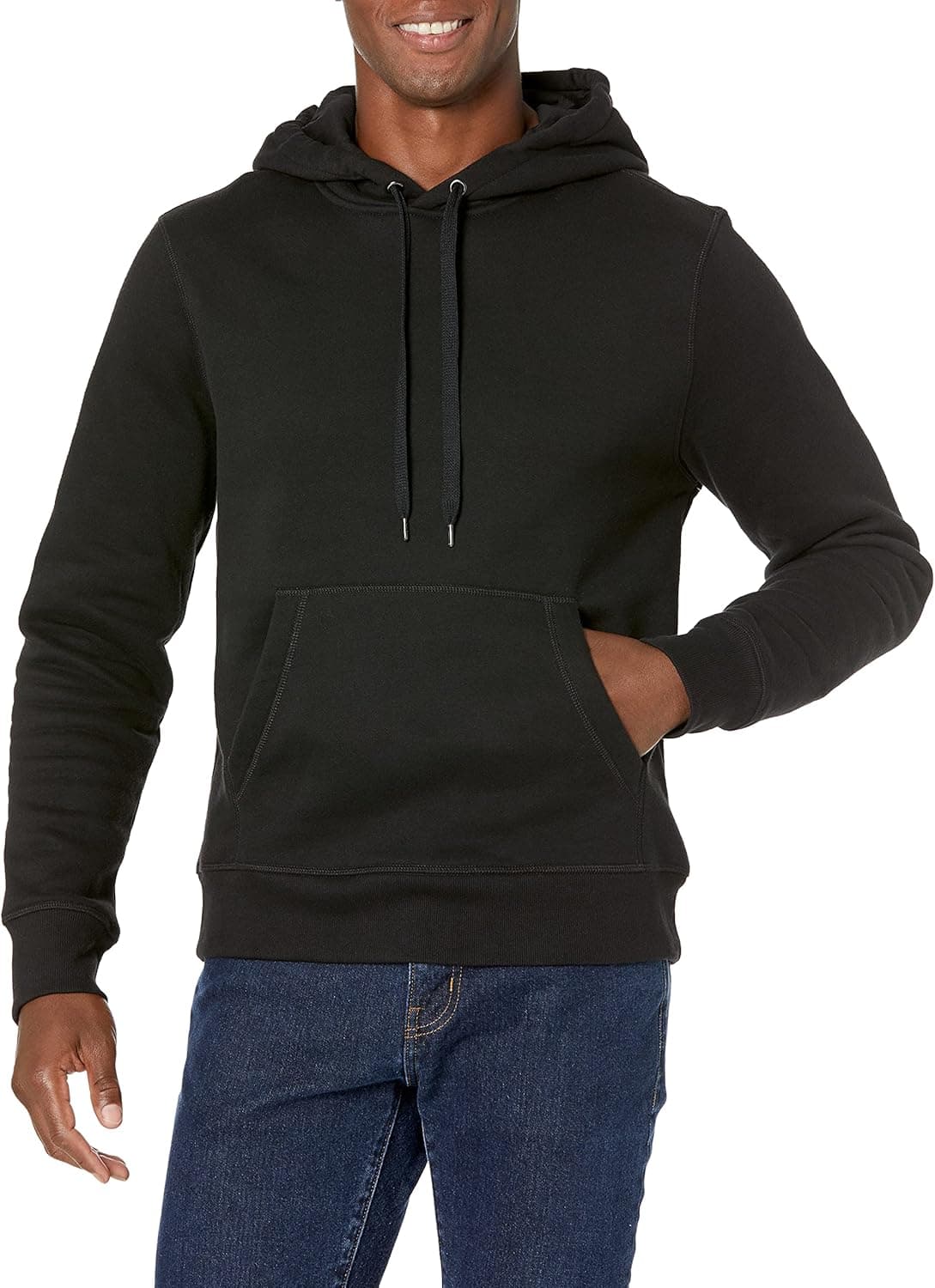 Amazon Essentials Men's Hooded Fleece Sweatshirt (Available in Big & Tall)