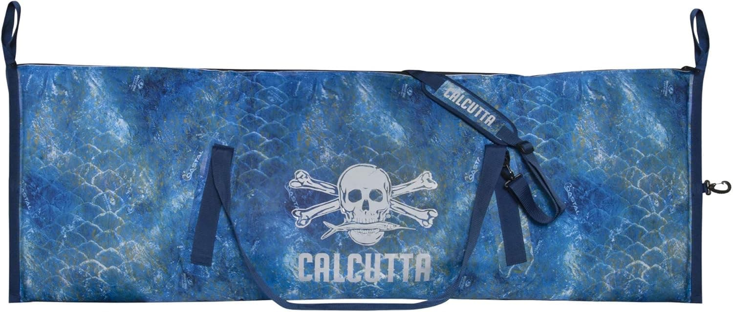 Calcutta Outdoors Pack Fish Cooler 40” x 16” | Insulated Waterproof Fishing Kill Bag | Sweat Proof Design | Nylon Carrying Straps