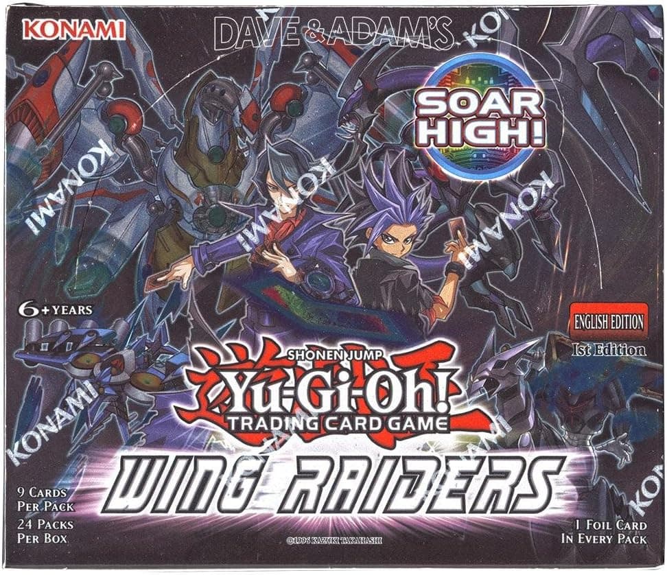 Yugioh Wing Raiders ARC-V 1st Edition Booster Box Factory Sealed - 24 packs of 9 cards
