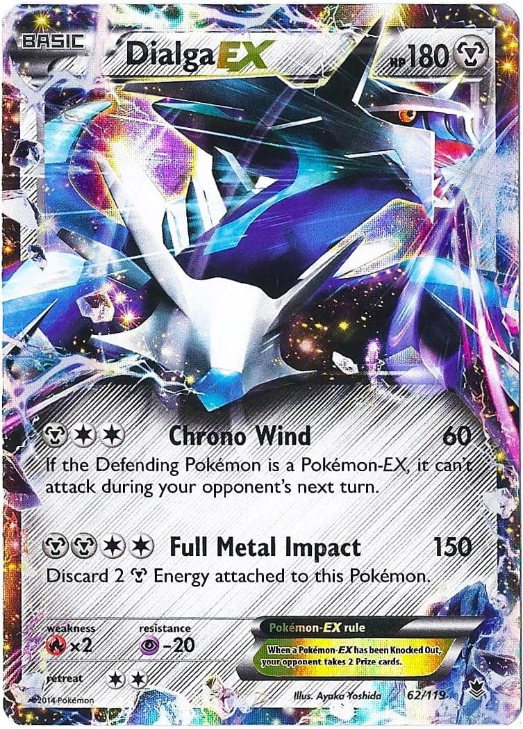 Pokemon Dialga Ex Xy Phantom Forces 62/119