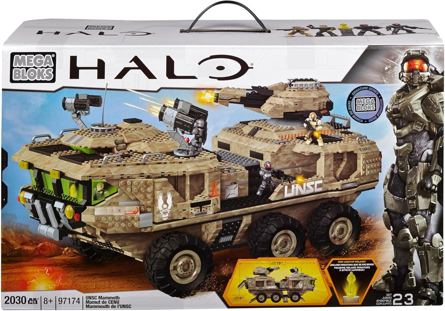 Mega Bloks Halo UNSC Mammoth Vehicle