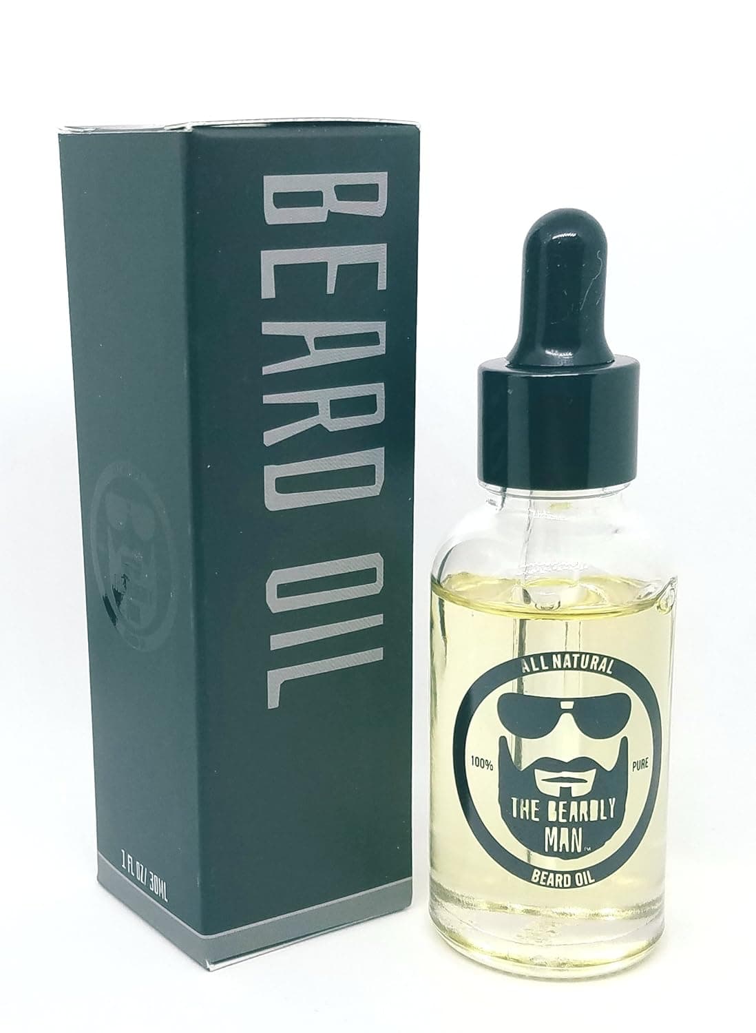 The Beardly Man All Natural 100% Pure Beard Oil, Casanova - Cherry Tobacco