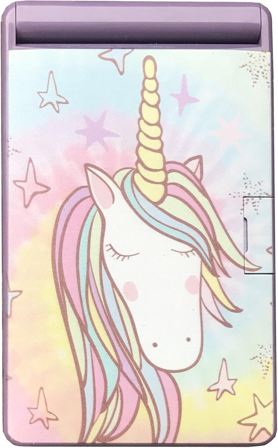 Tie Dye Unicorn Makeup mirror with lights