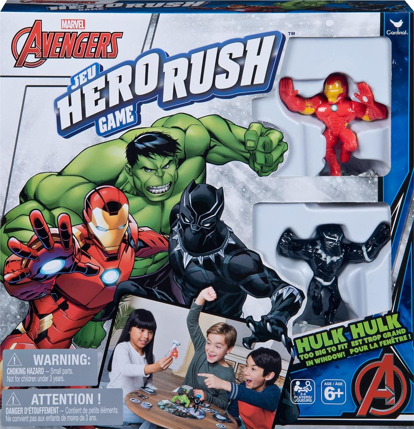 Cardinal Games Marvel's Avengers Hero Rush Board Game, Multicolor, 6051278