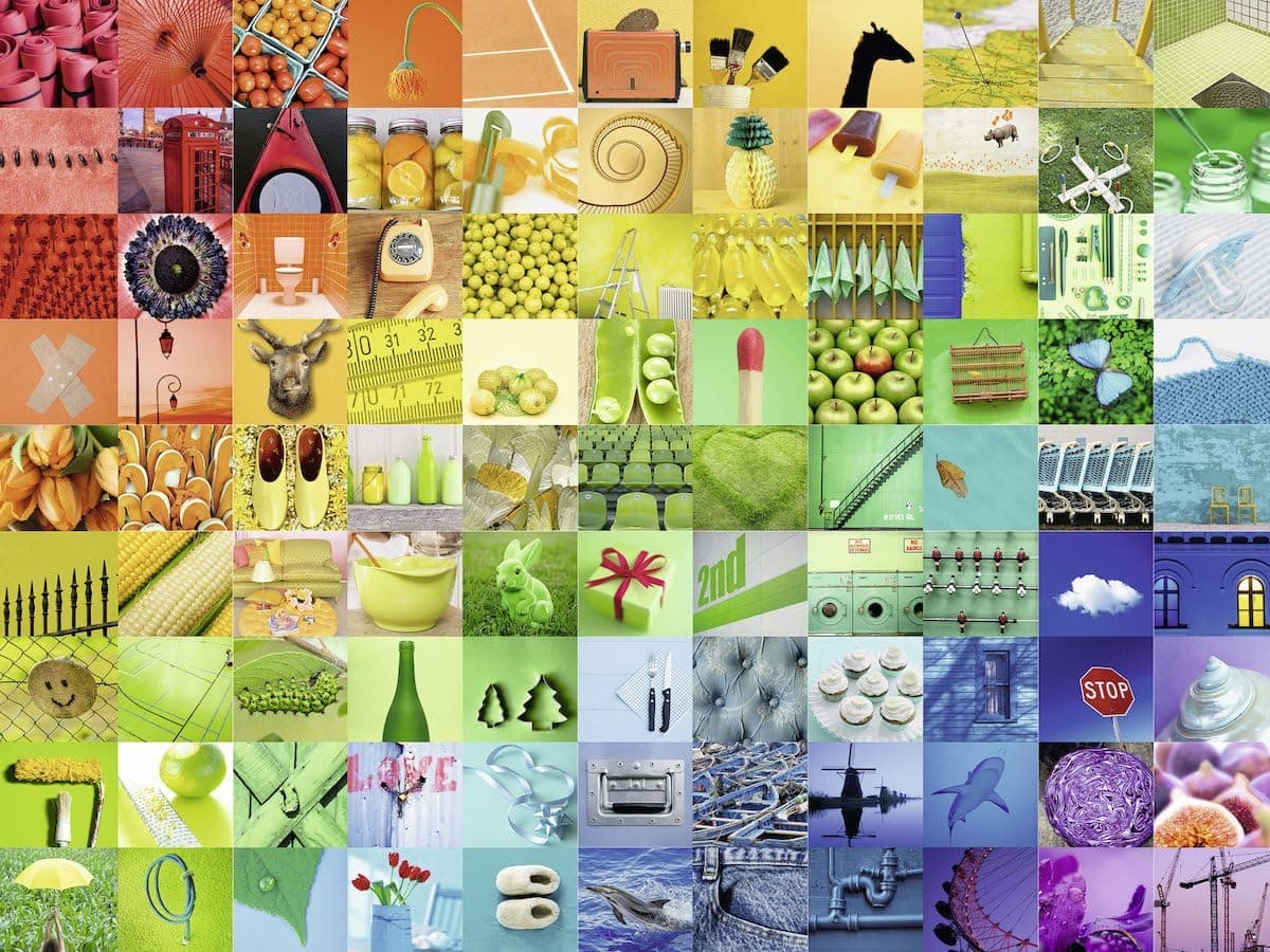 Ravensburger 99 Daily Colors 500 Piece Jigsaw Puzzle for Adults - 82467 - Every Piece is Unique, Softclick Technology Means Pieces Fit Together Perfectly