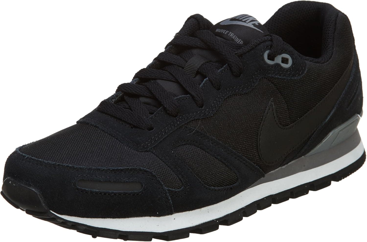Nike air Waffle Trainer Mens Trainers 429628 Sneakers Shoes (8 D(M) US, Black Cool Grey White 097)