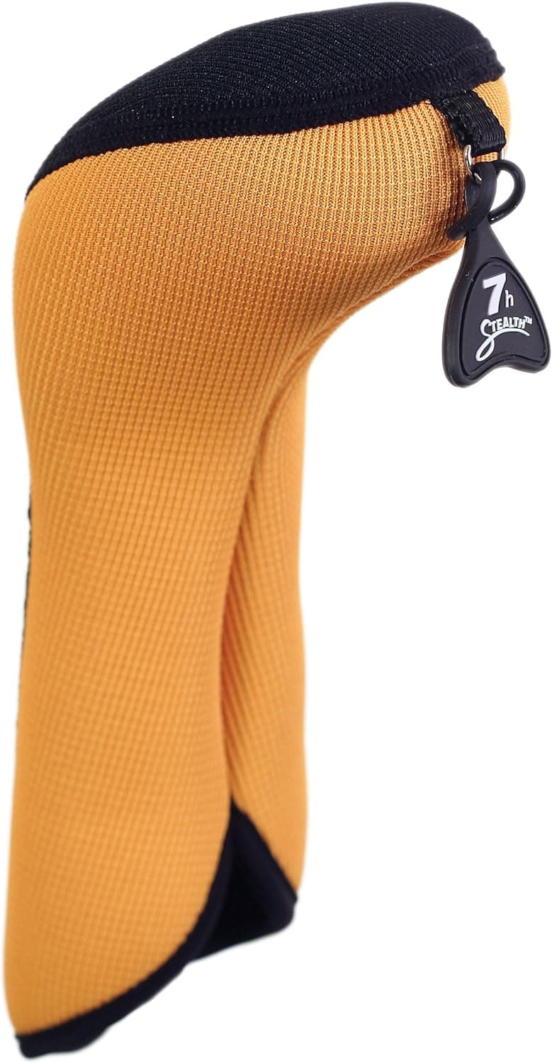Stealth Club Covers 05050INT Hybrid ID 5-6-7 Golf Club Head Cover, Yellow/Black