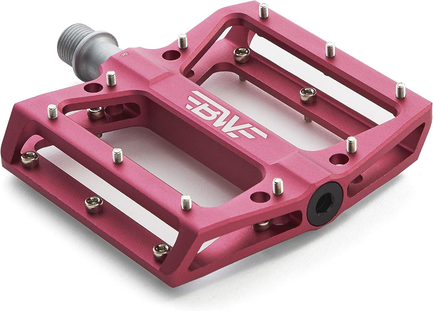 BW USA Berm Platform Bike Pedals - Lightweight Aluminum Flat Pedals for MTB and BMX