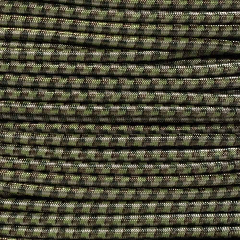 GOLBERG Elastic Shock Cord - 2.5mm, 1/32, 1/16, 3/16, 5/16, 1/8, 3/8, 5/8, 1/4, 1/2 inch diameter - 10, 25, 50, 100 ft lengths - Made in the USA (Multi Camo, 3/16in x 25ft)